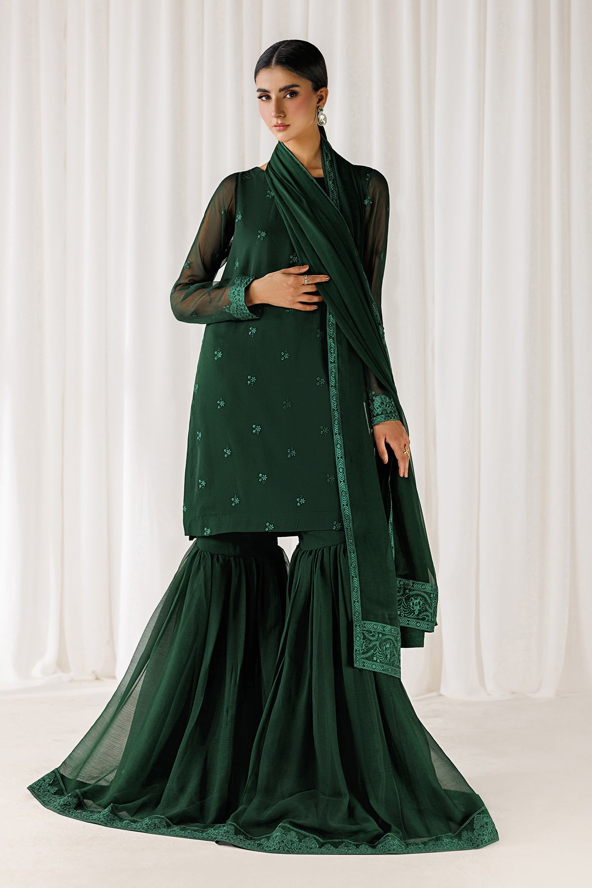 PLAIN CHIFFON DUPATTA-113