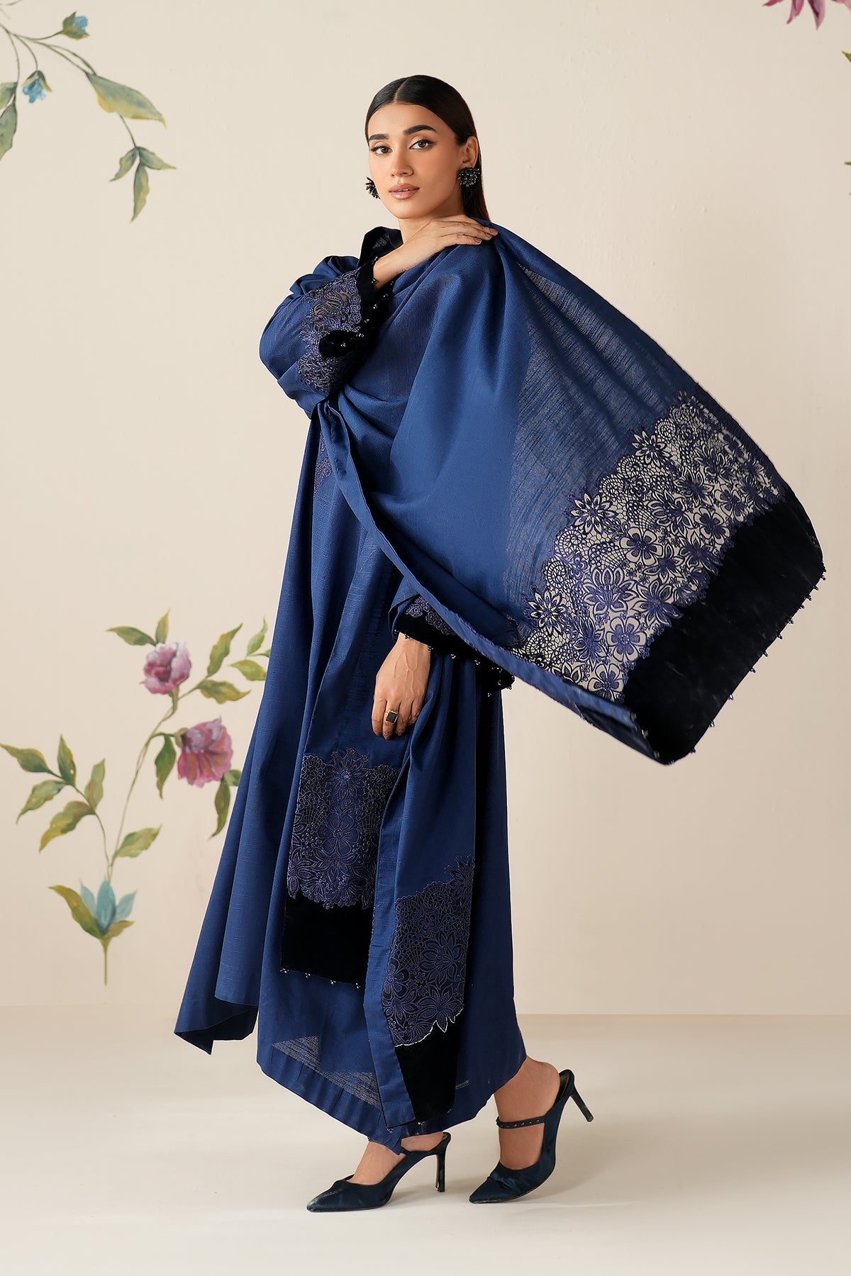 EMBROIDERED KHADDAR PR-1197