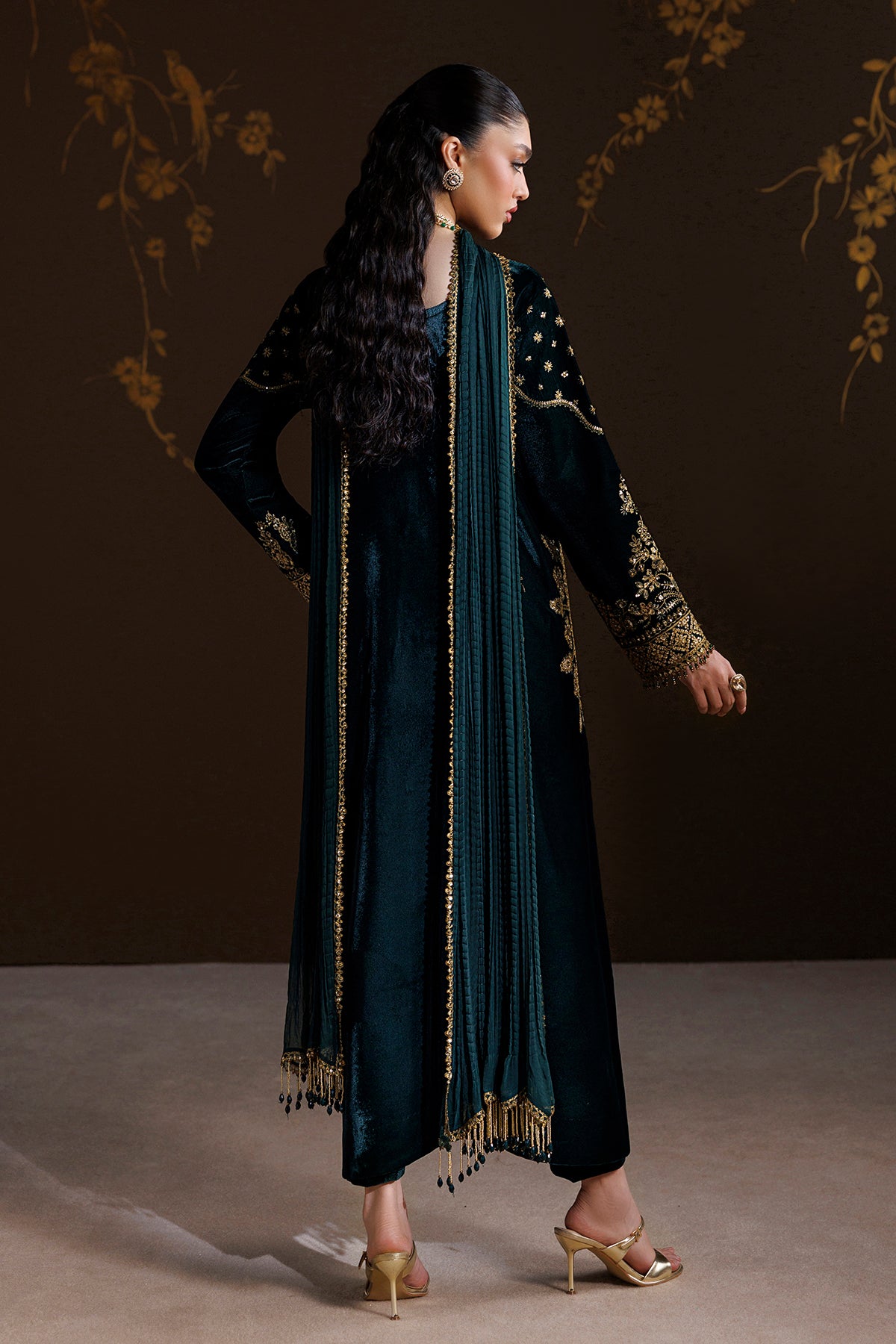 EMBROIDERED VELVET PR-1415