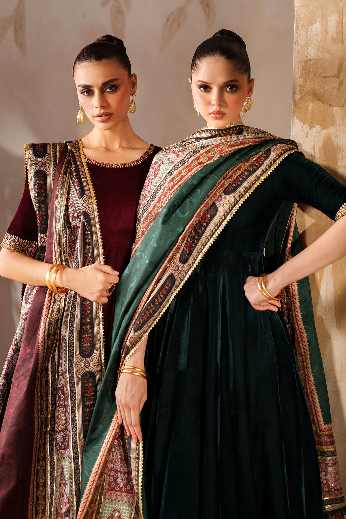 EMBROIDERED VELVET PR-1207