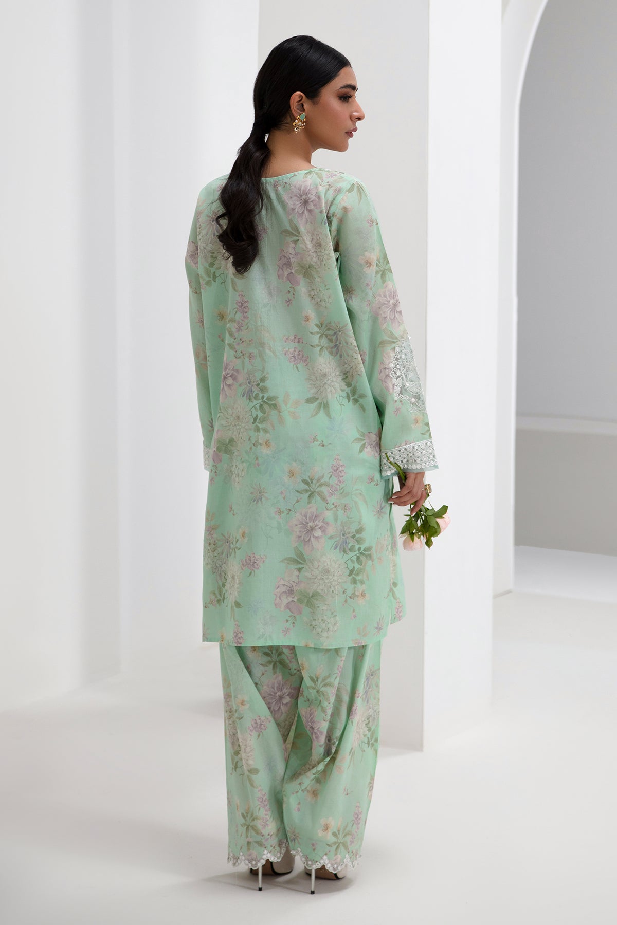 Baroque - 2PC Printed Shirt With Printed Trouser – Dress Choice