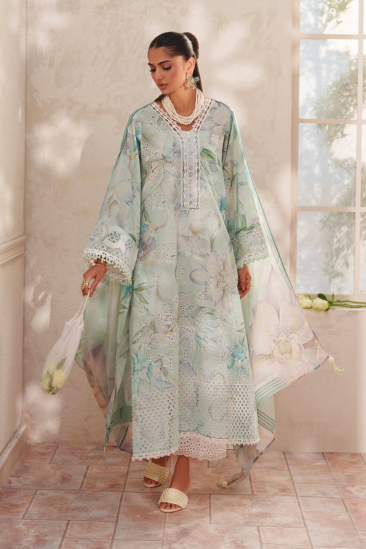 EMBROIDERED LAWN SF-4410
