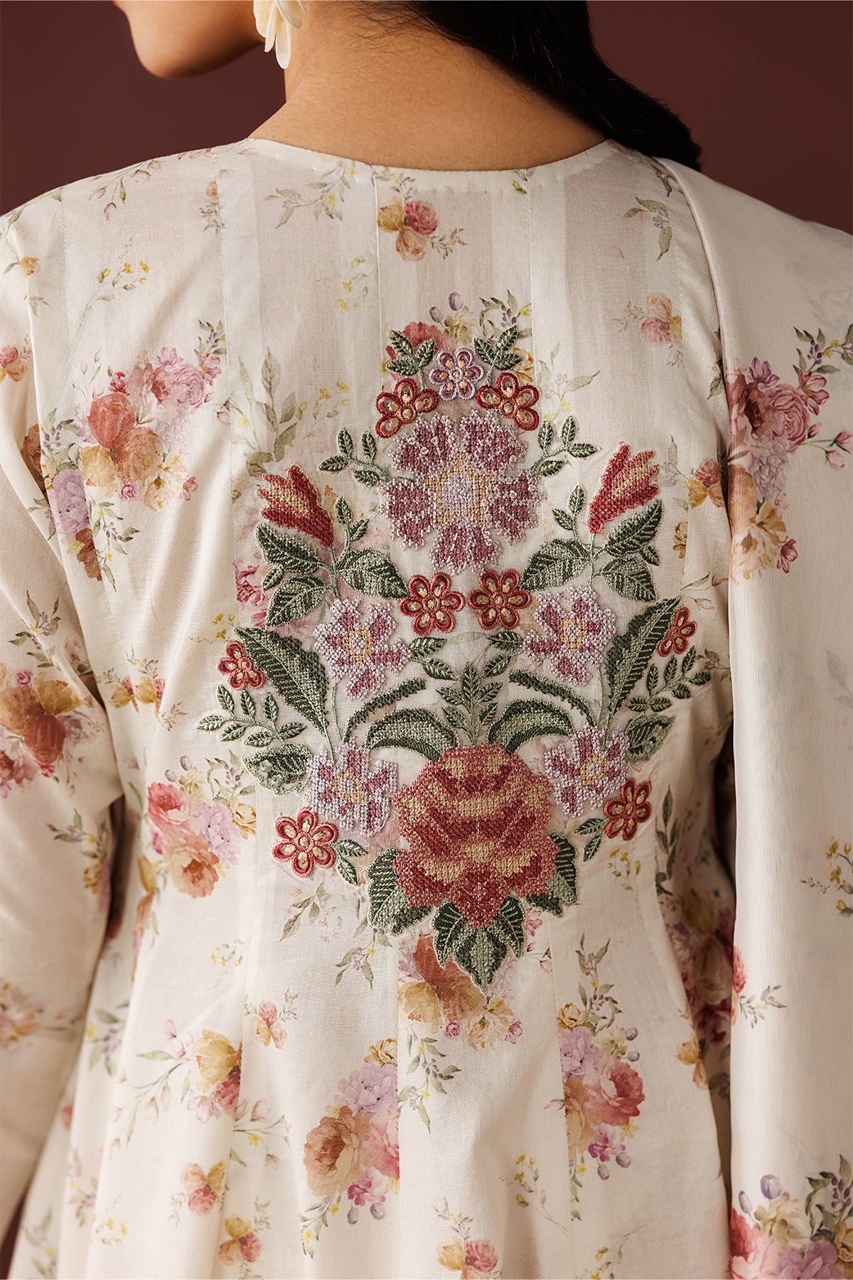 EMBROIDERED PRINTED LAWN PR-1261