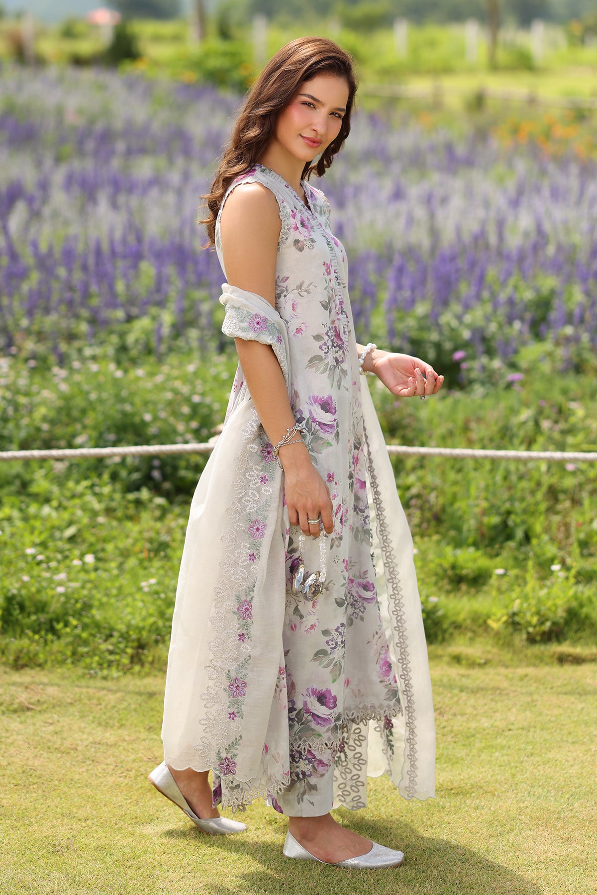 EMBROIDERED LAWN UF-4226