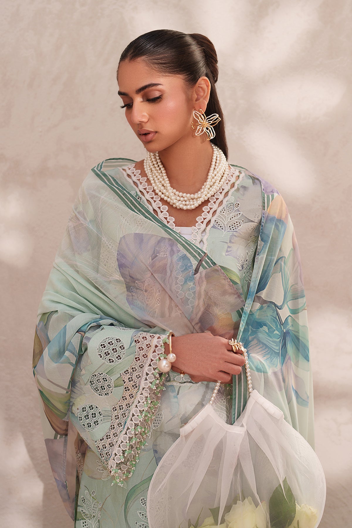 EMBROIDERED LAWN SF-4410