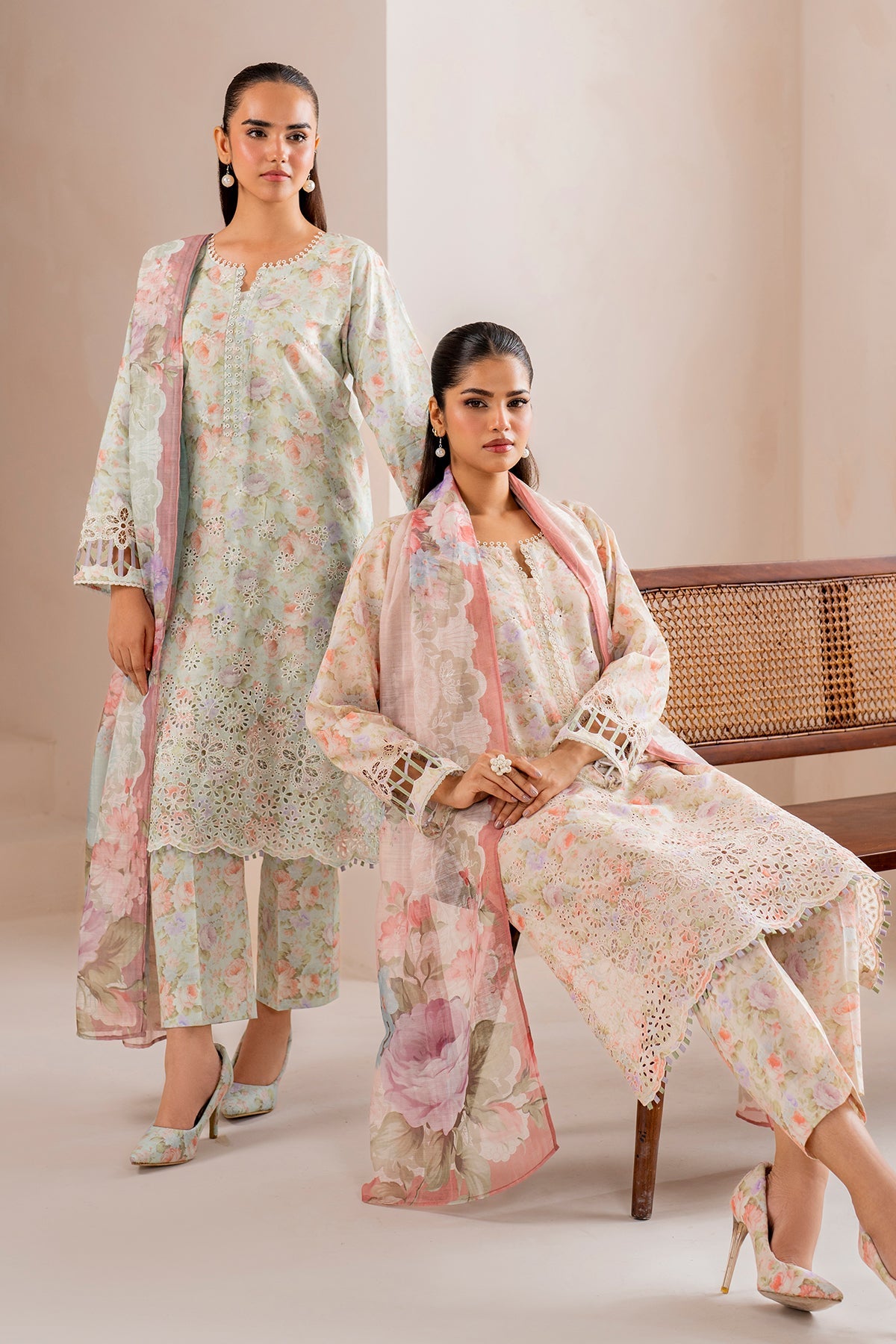 EMBROIDERED PRINTED LAWN SF-717