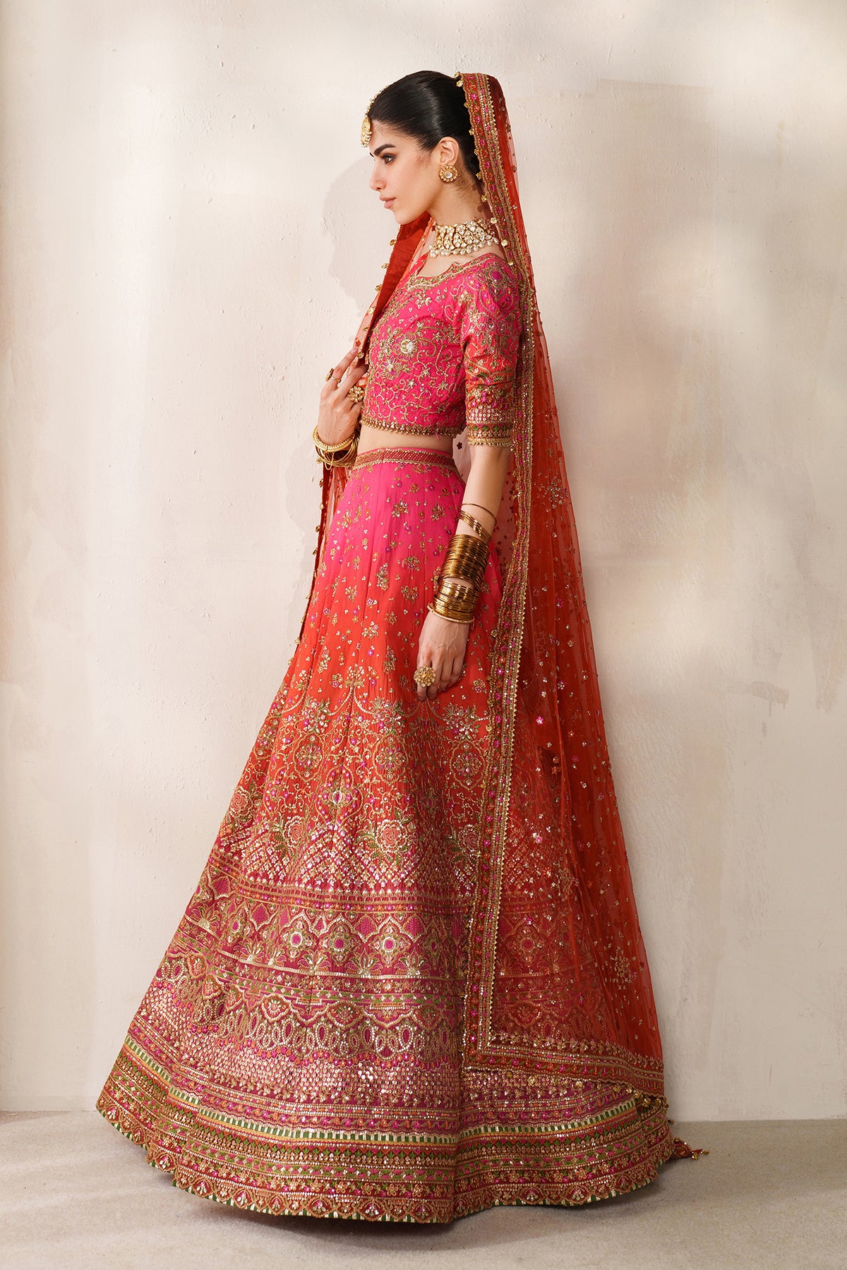 EMBROIDERED SILK CH14-03 UNSTITCHED