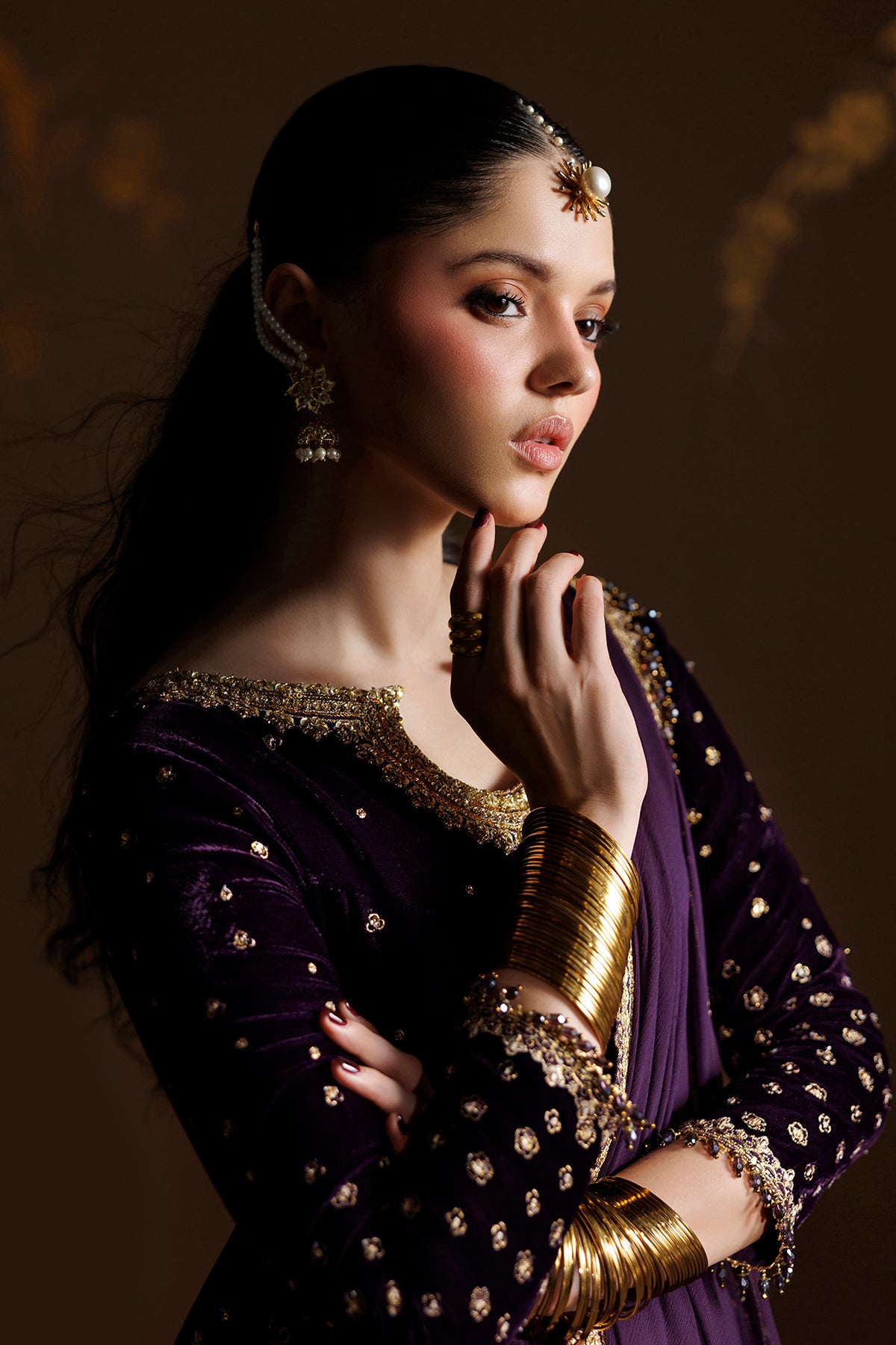 EMBROIDERED VELVET SF-4628
