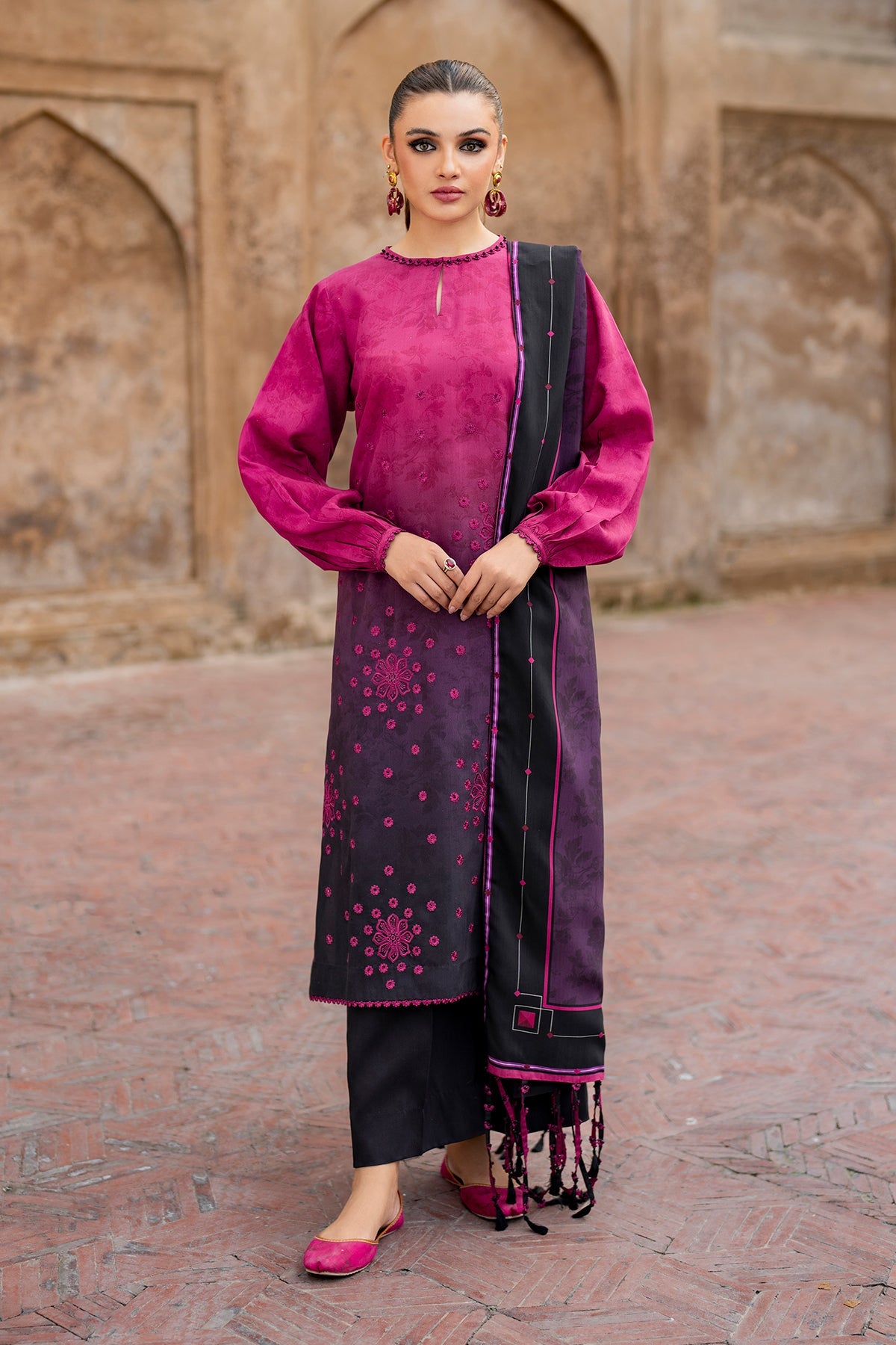 EMBROIDERED VISCOSE SF-722