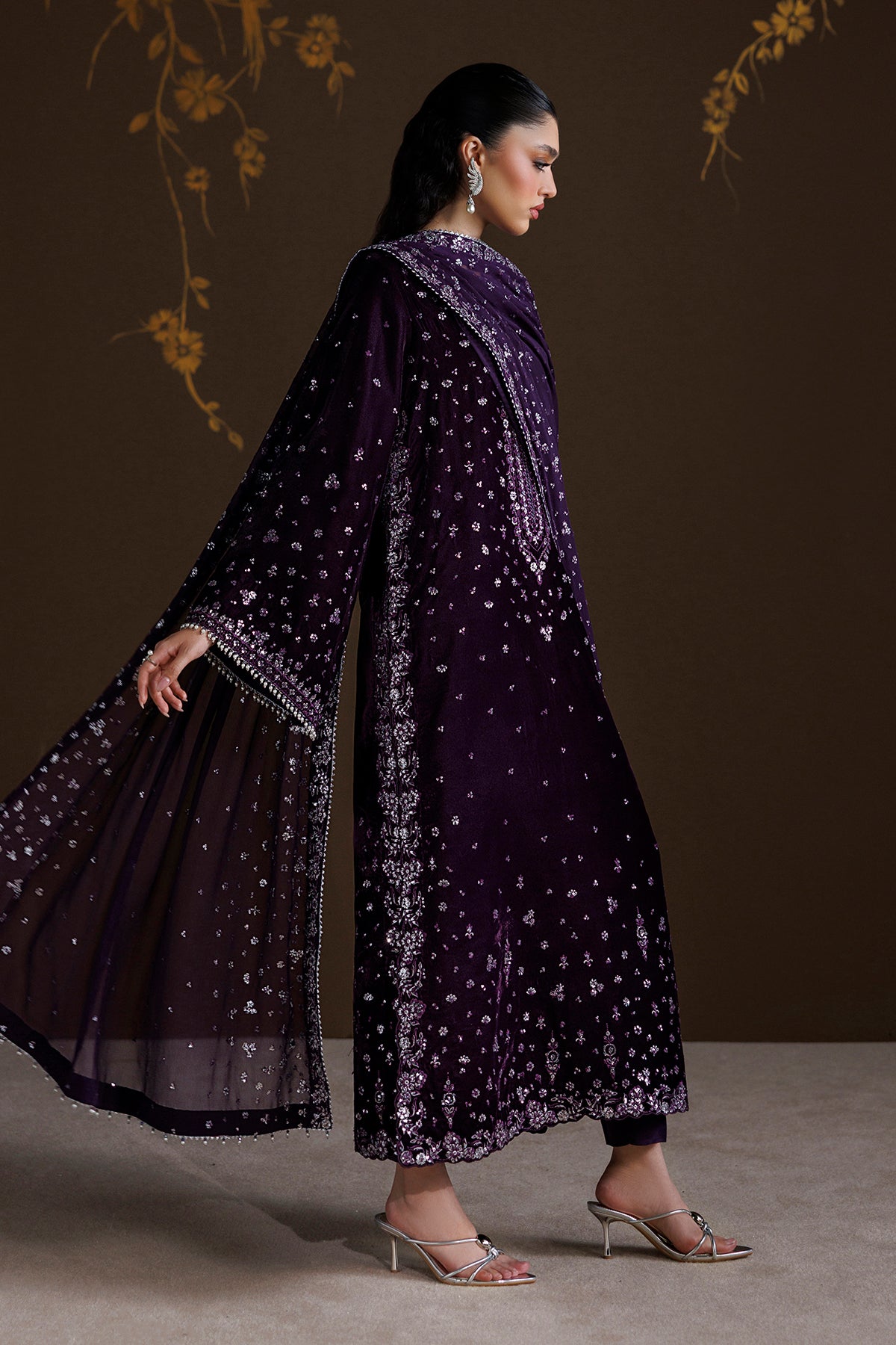 EMBROIDERED VELVET SF-4546