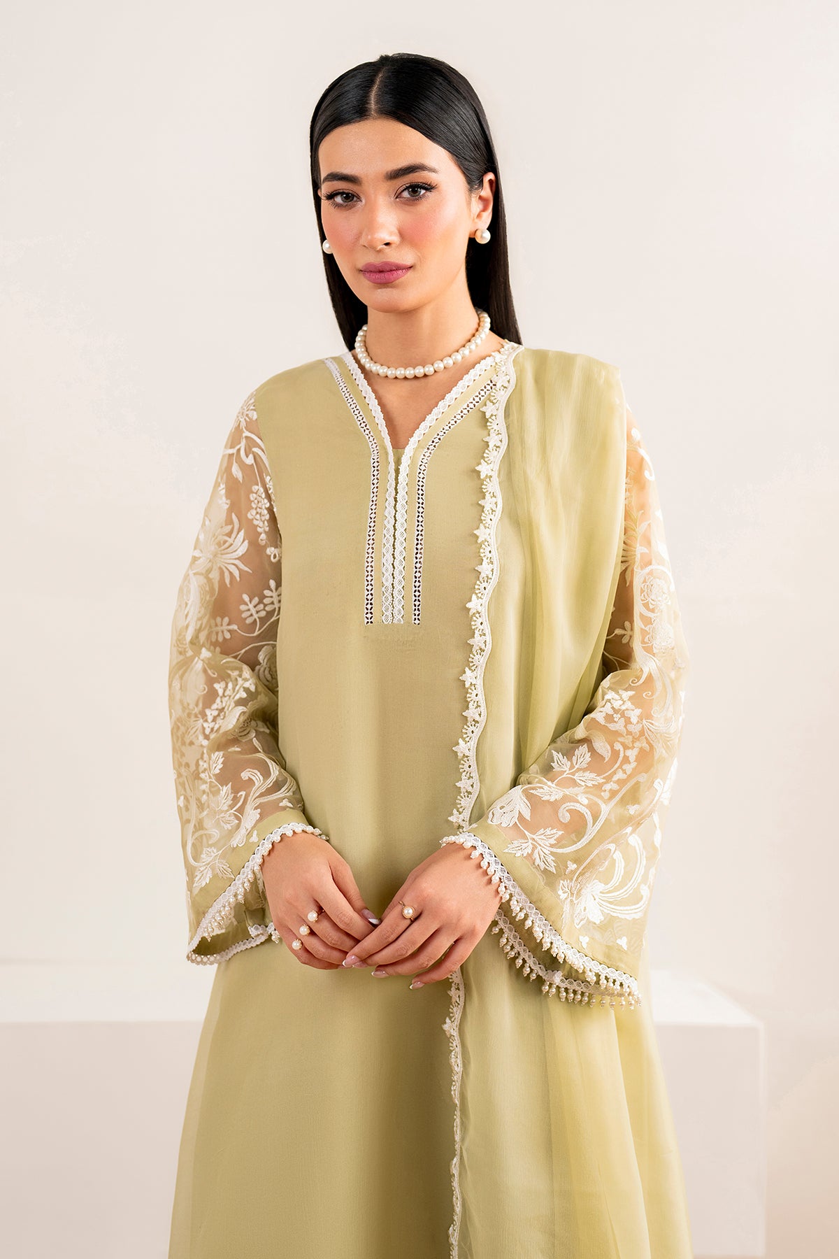 EMBROIDERED CHIFFON PR-980