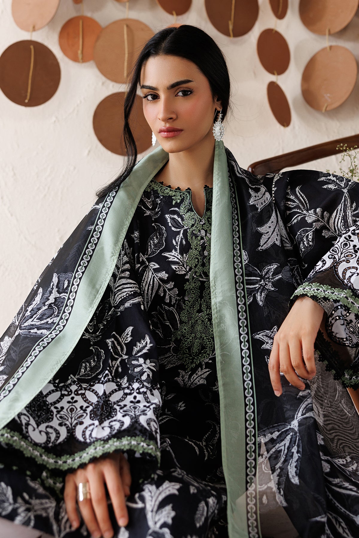EMBROIDERED LAWN SF-4515