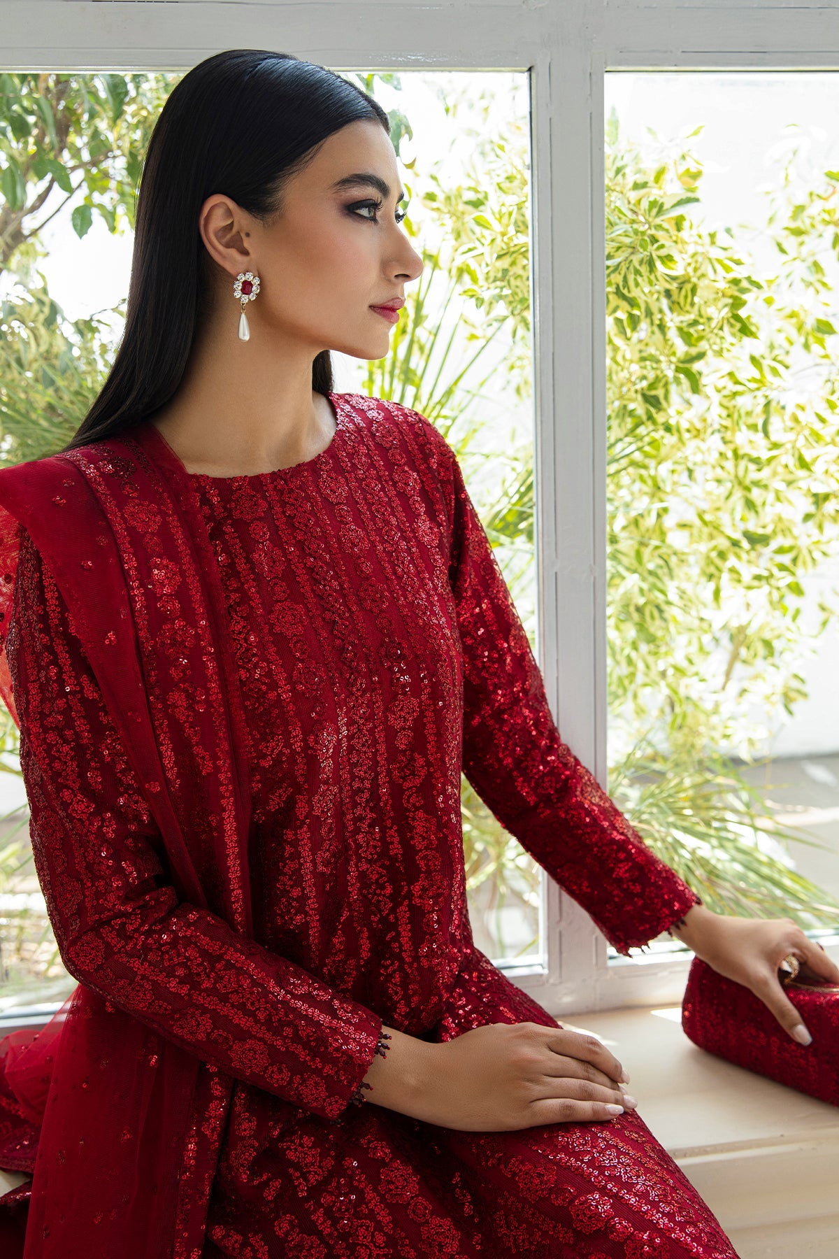 EMBROIDERED NET SF-385