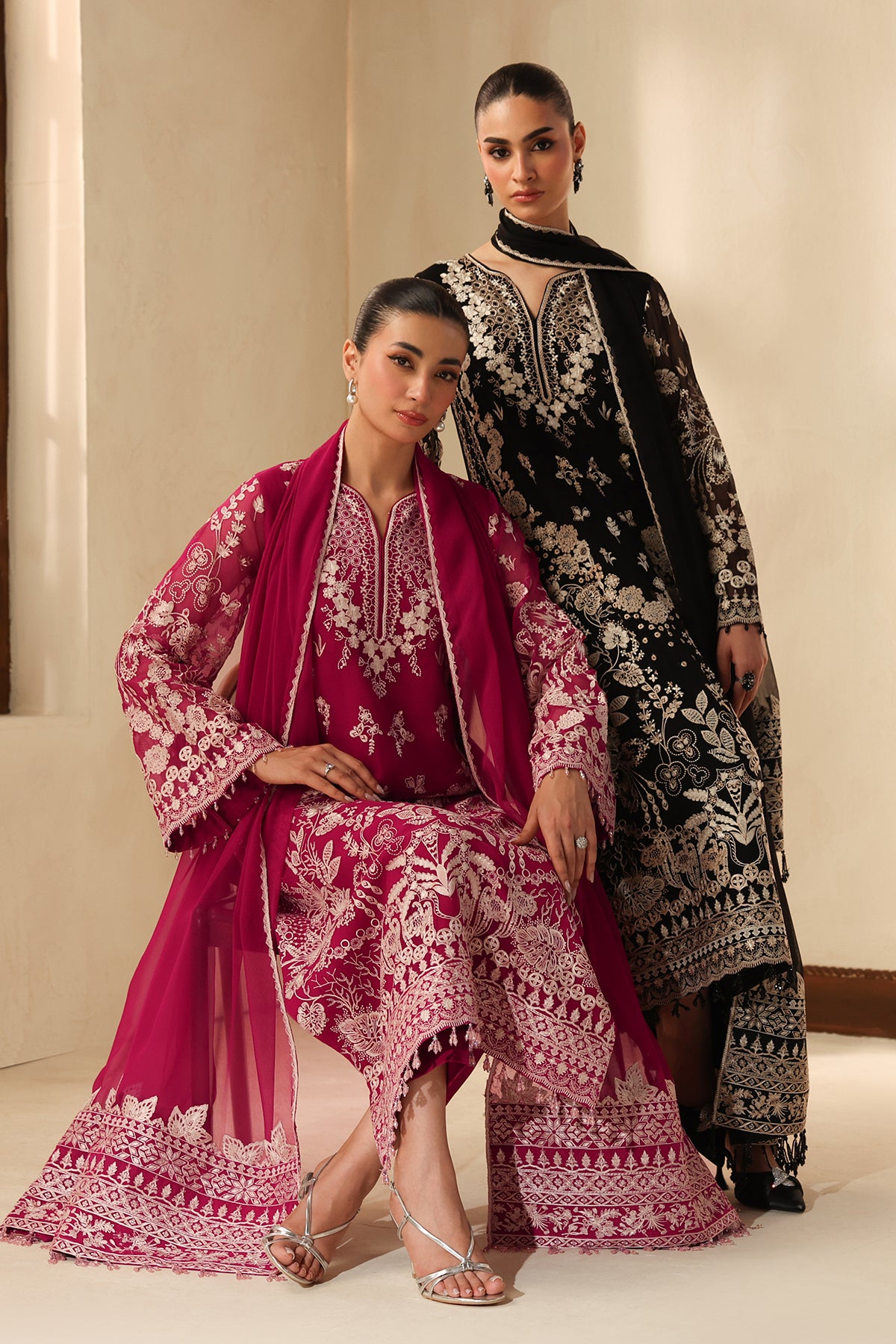 EMBROIDERED CHIFFON SF-4491