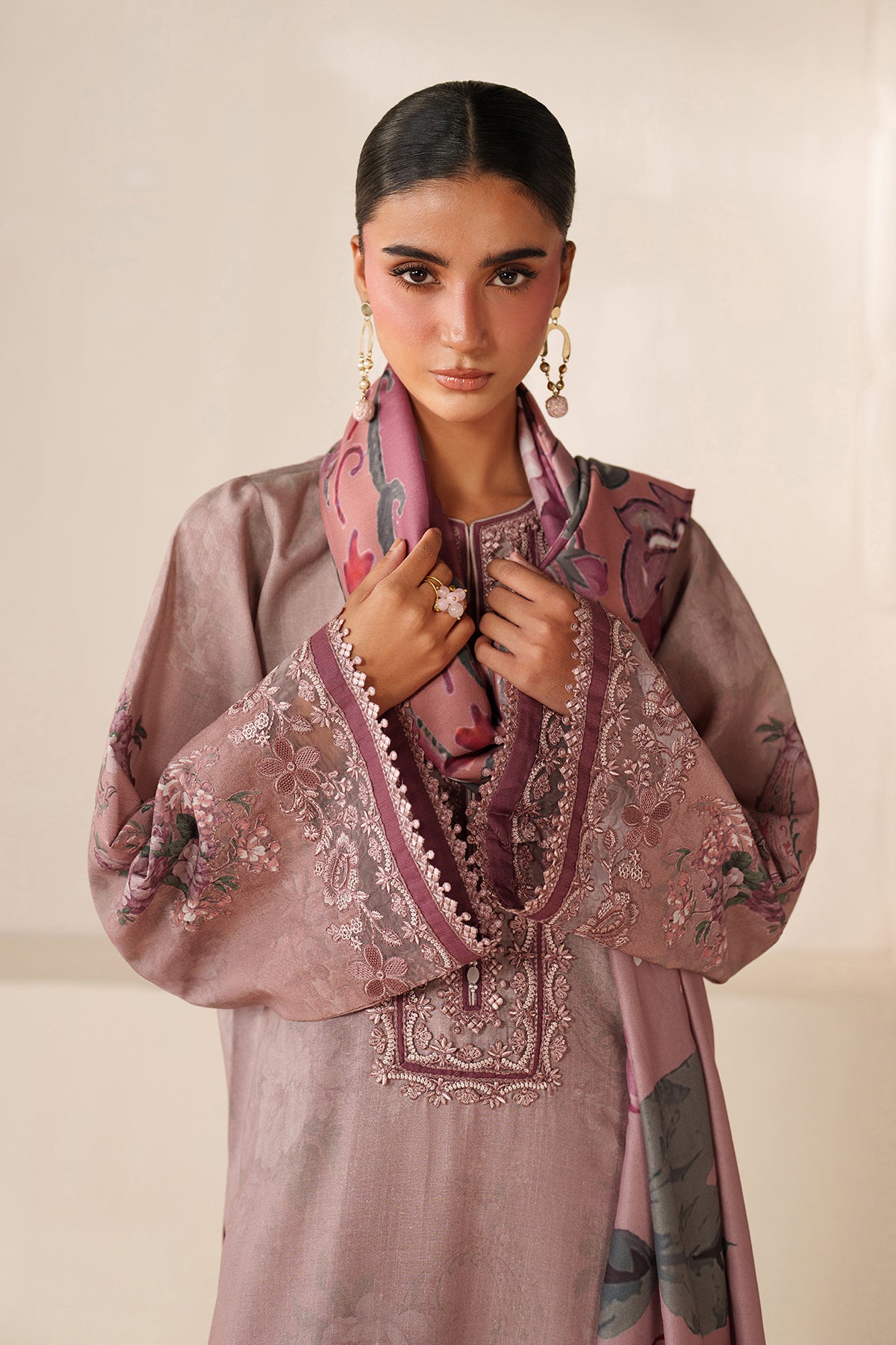 EMBROIDERED KHADDAR UF-4360