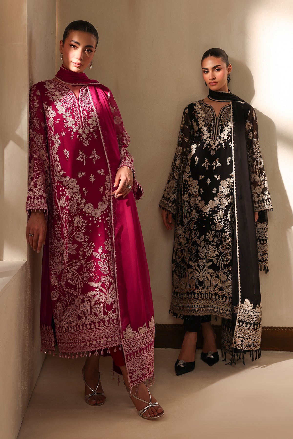 EMBROIDERED CHIFFON SF-4491