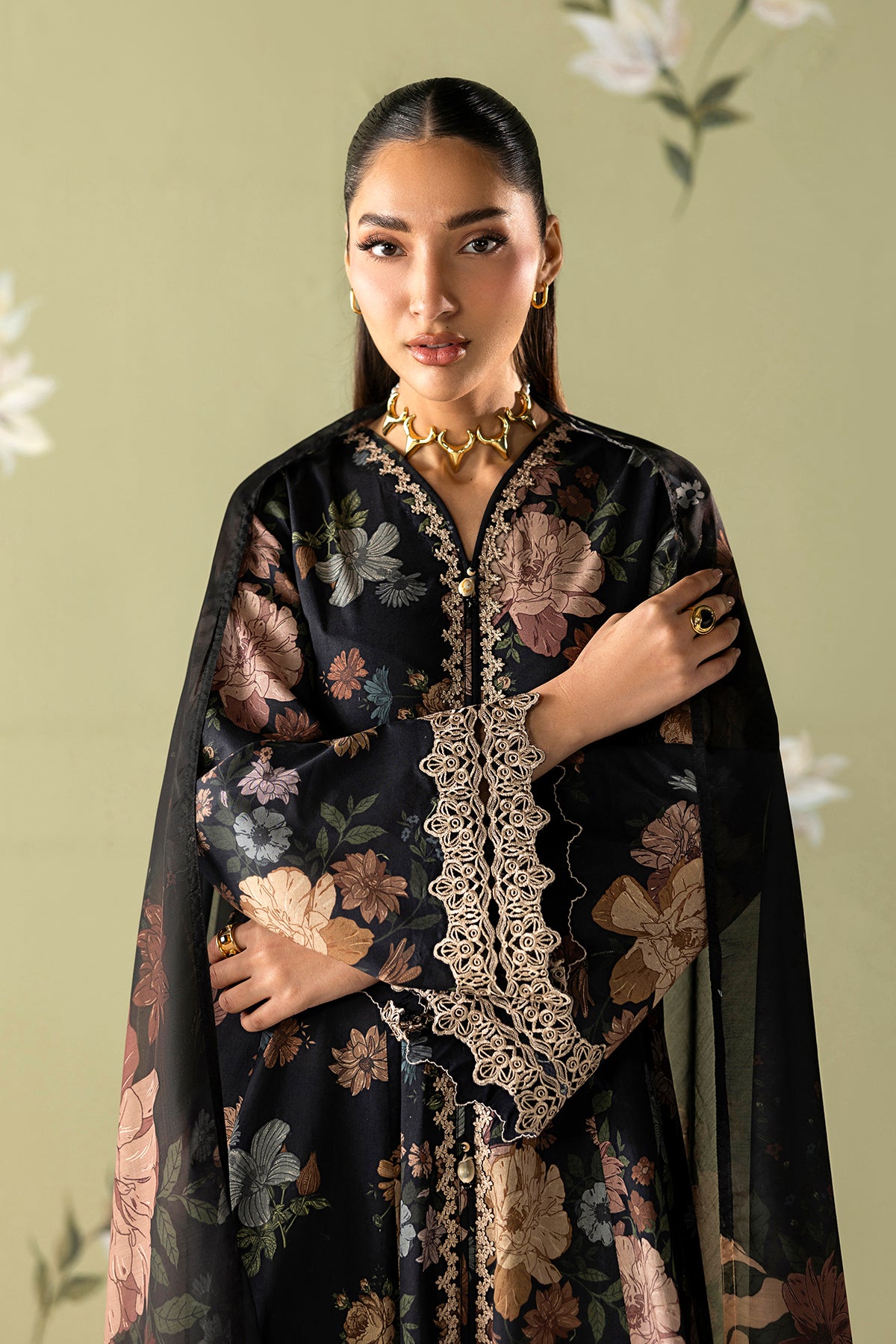 EMBROIDERED LAWN PR-1256