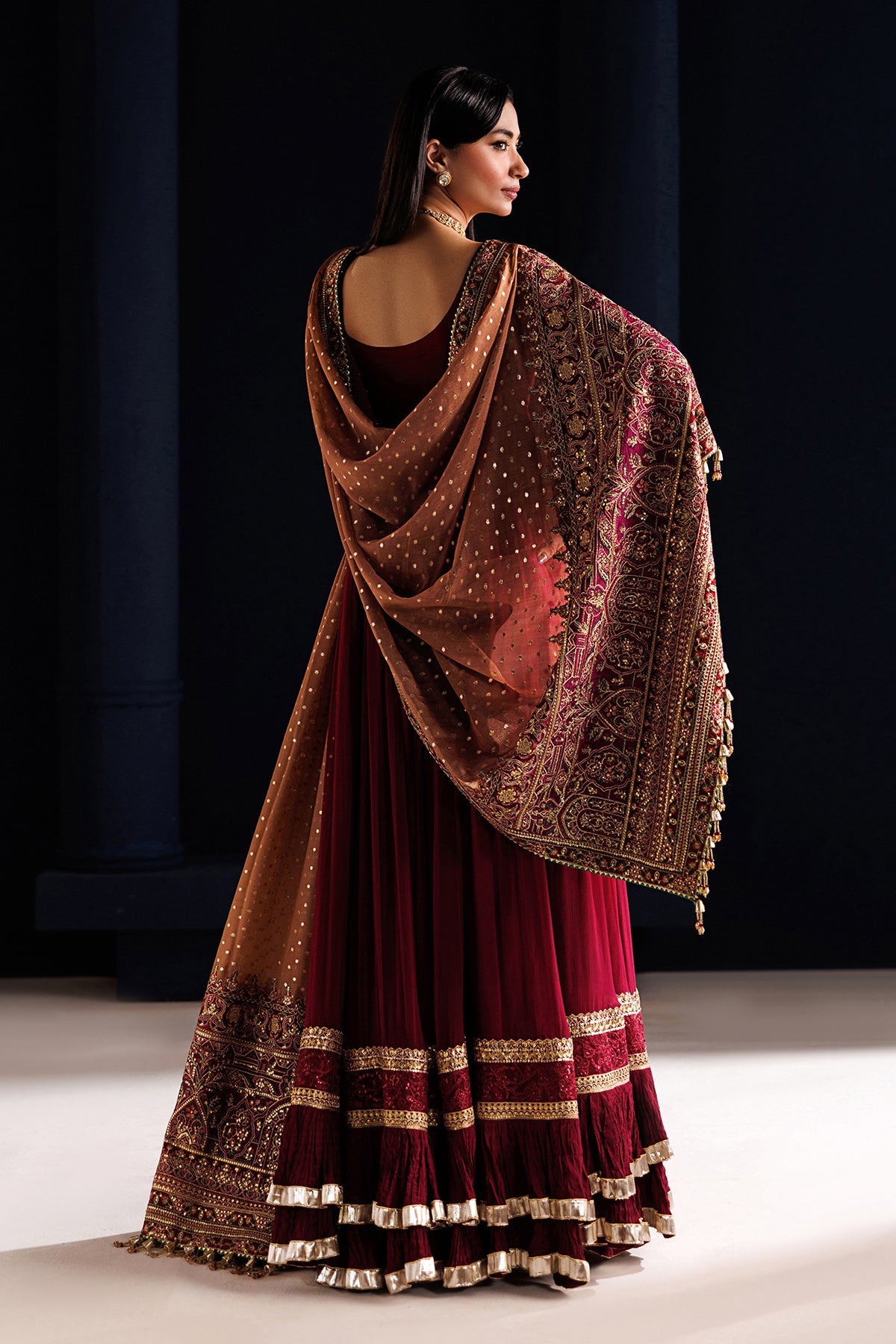 EMBROIDERED CHIFFON PR-1315