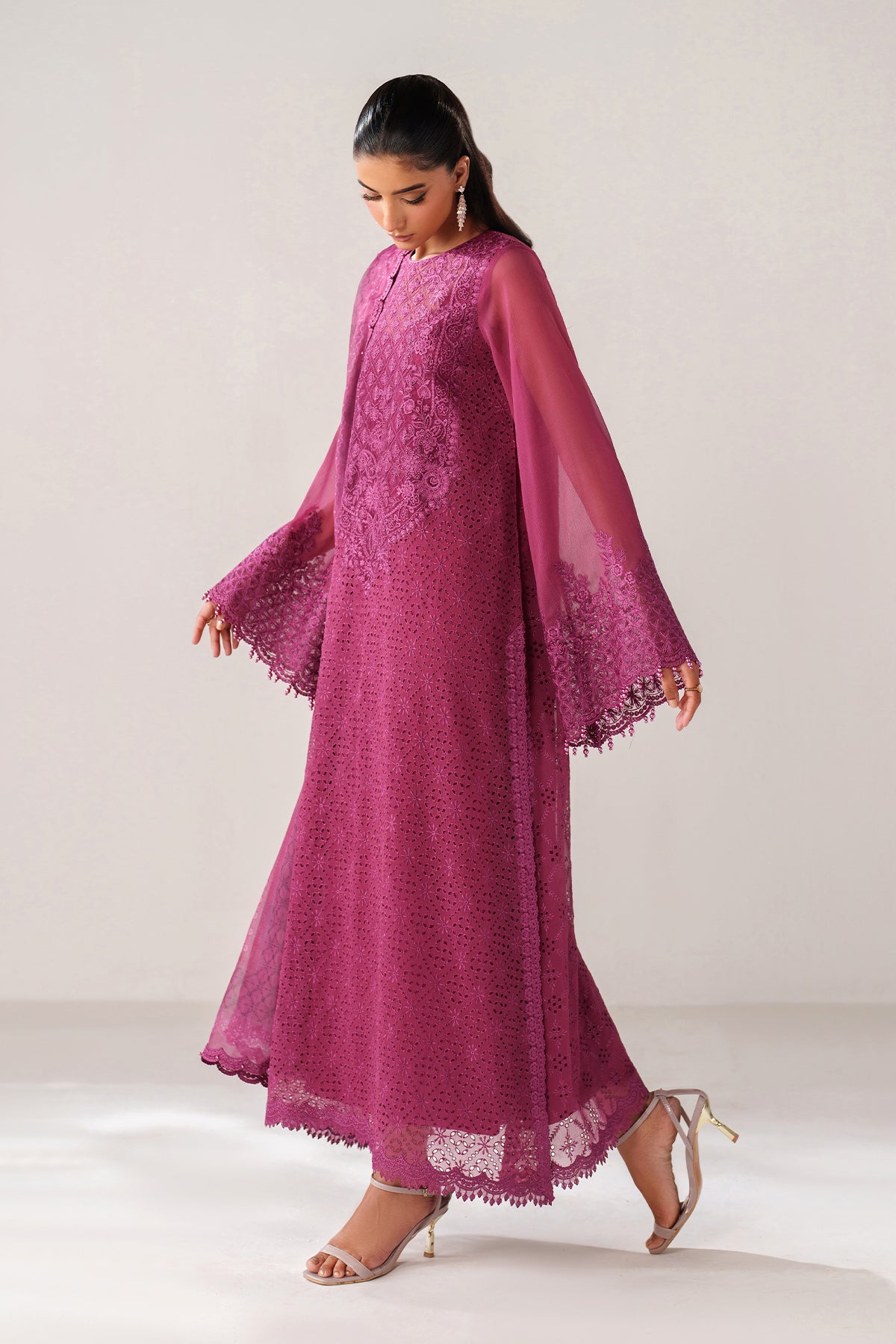 EMBROIDERED CHIFFON PR-1242