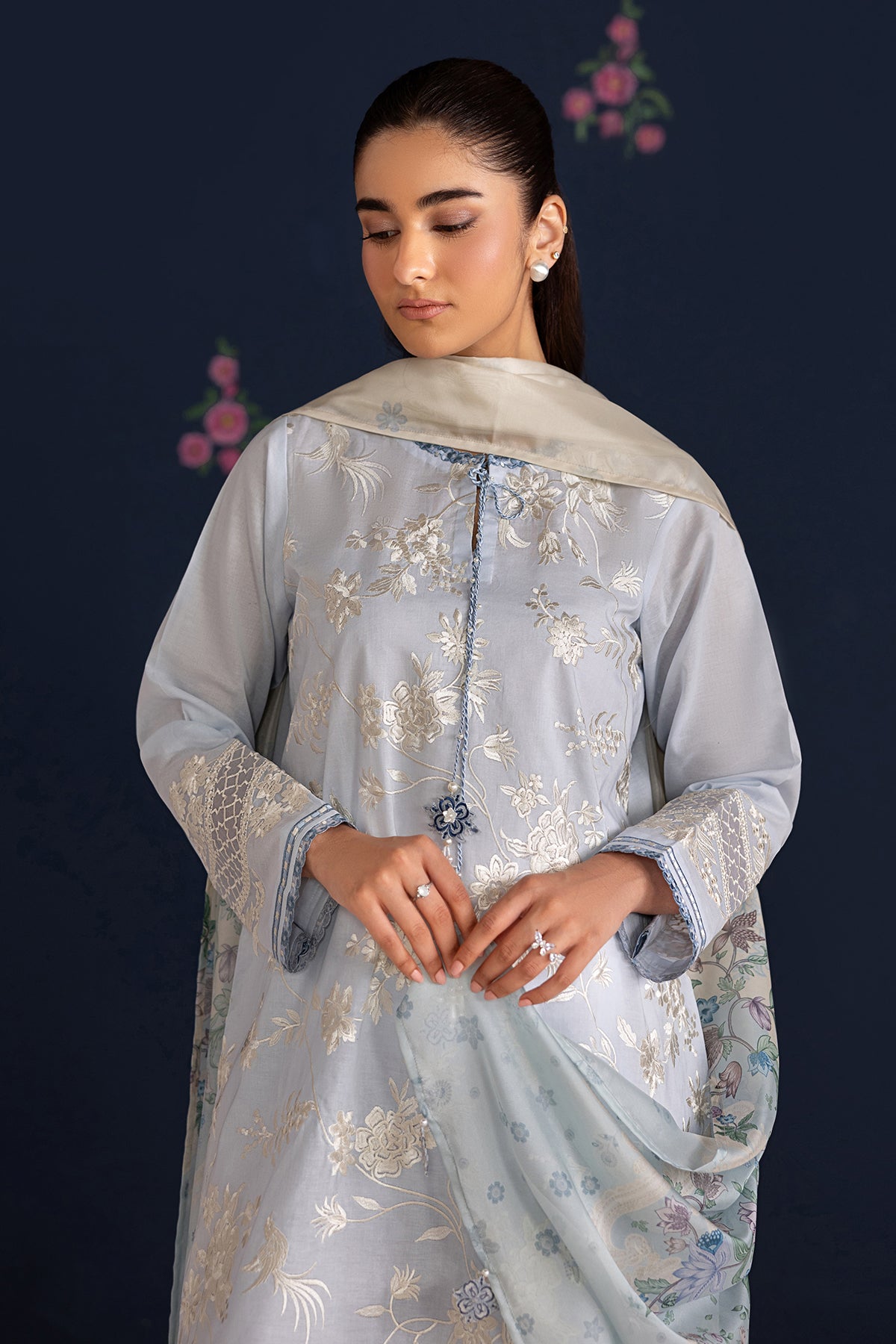 EMBROIDERED LAWN UF-4466