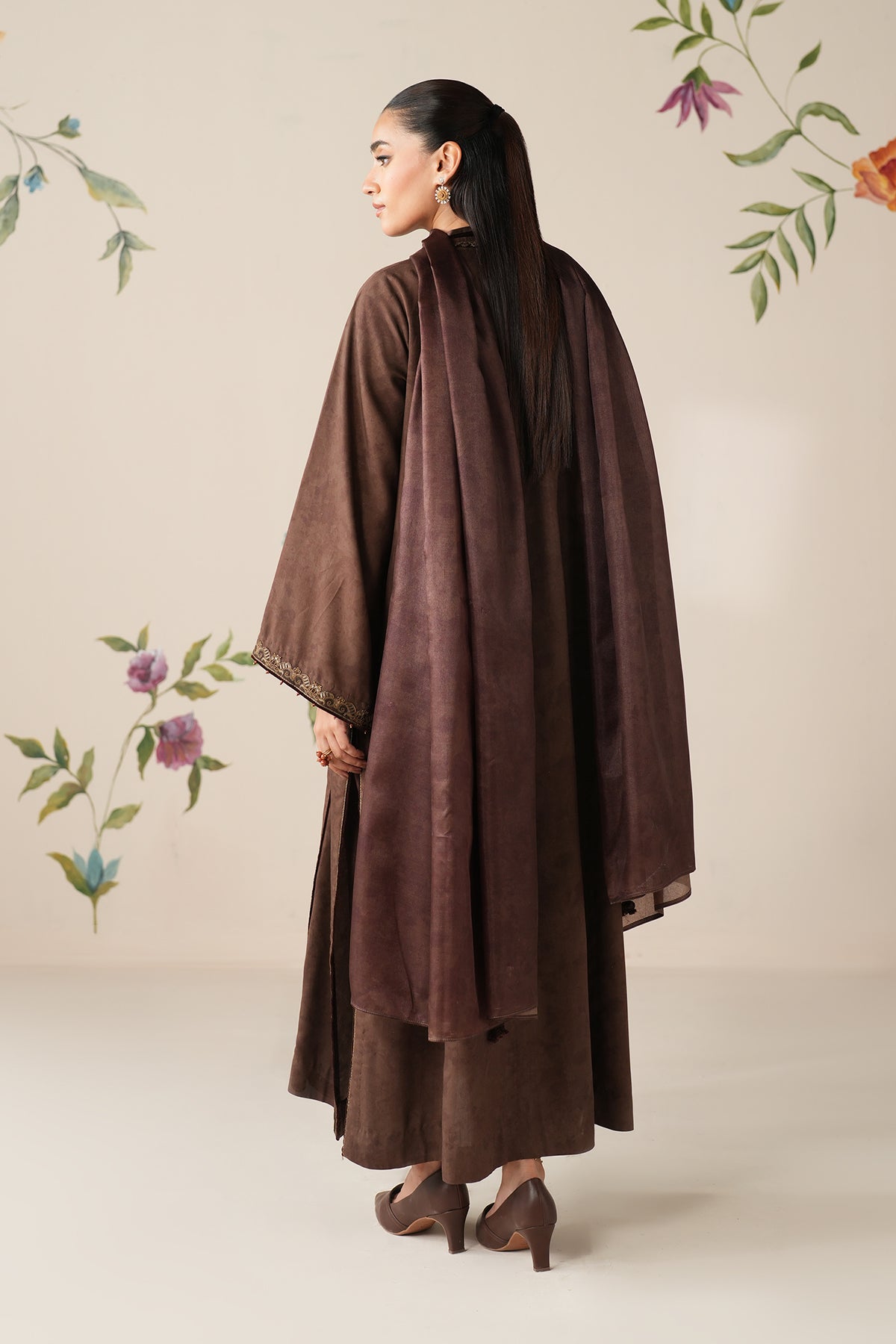 EMBROIDERED PRINTED VISCOSE PR-1188