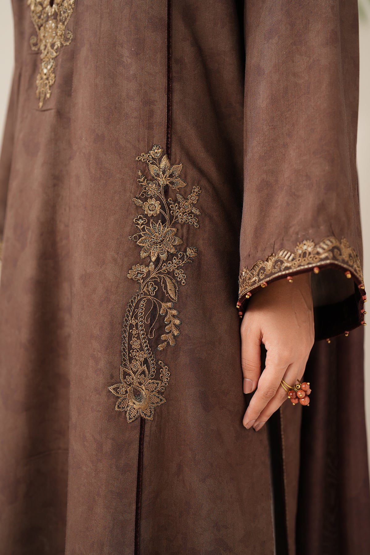 EMBROIDERED PRINTED VISCOSE PR-1188