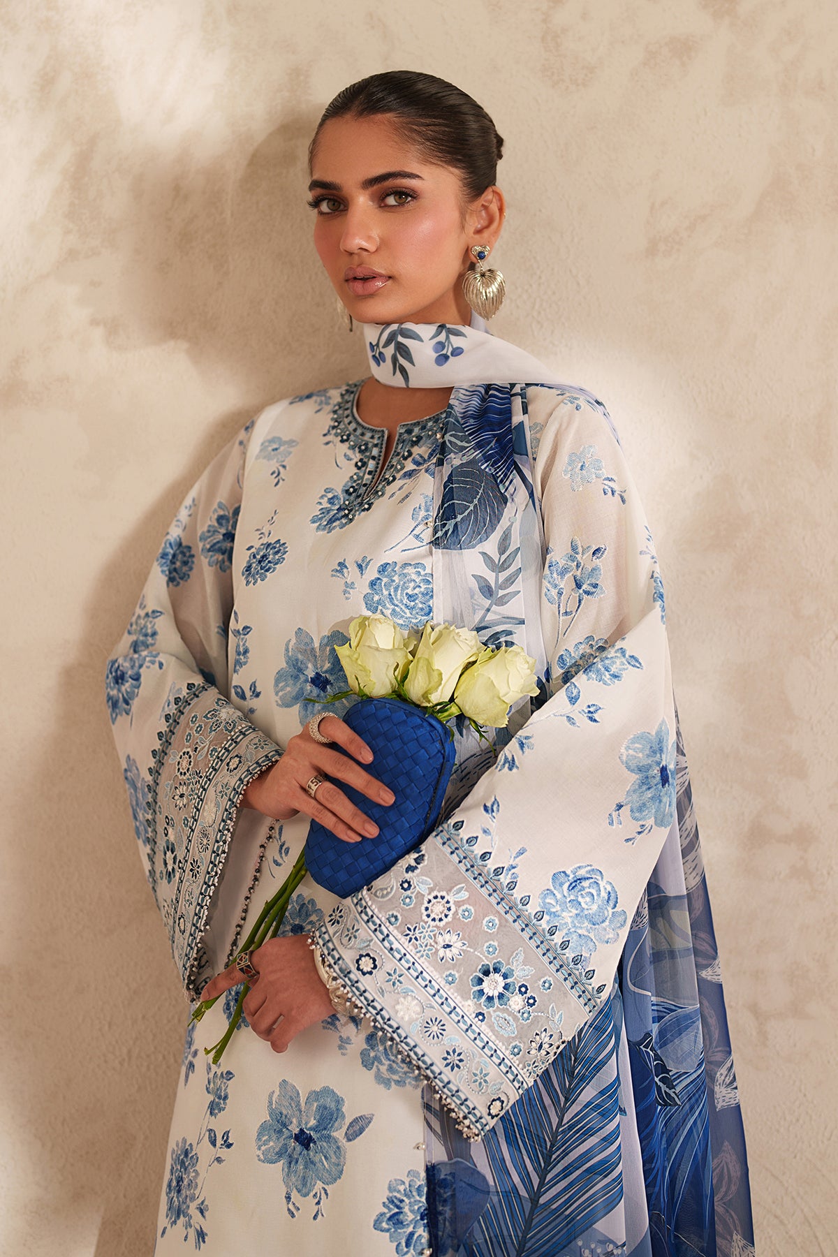 EMBROIDERED LAWN SF-4413