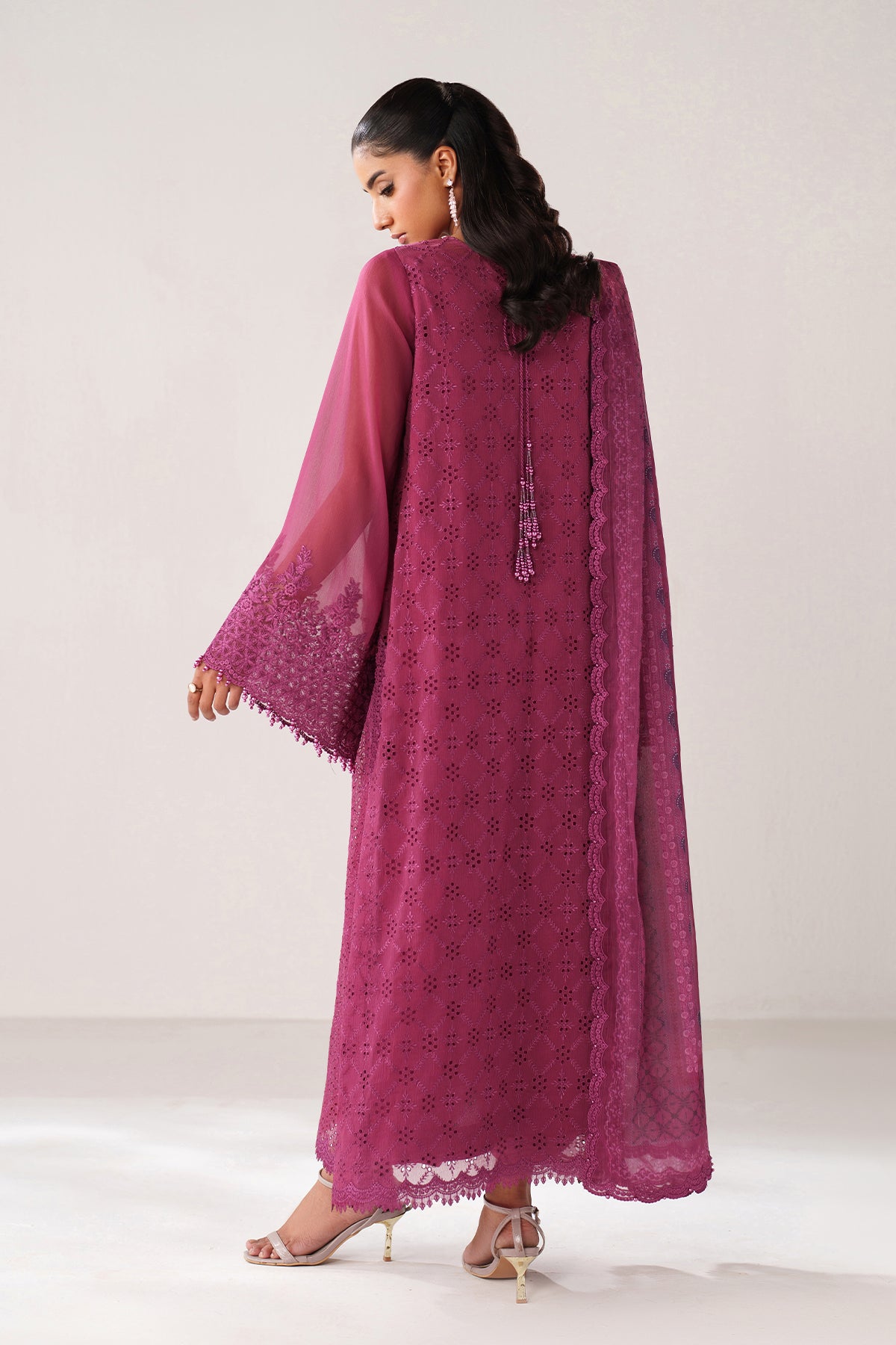 EMBROIDERED CHIFFON PR-1242