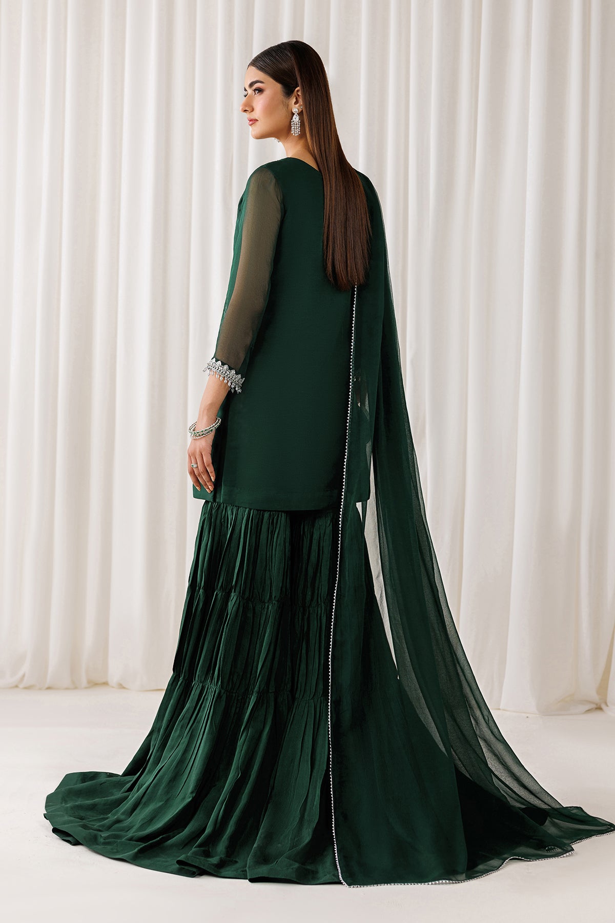 EMBROIDERED CHIFFON EN-1291