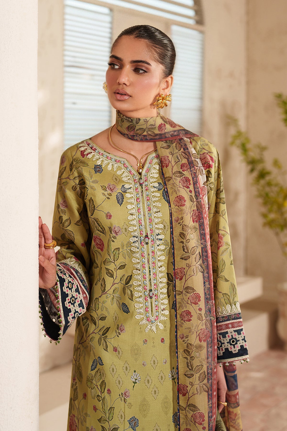 EMBROIDERED LAWN SF-4414