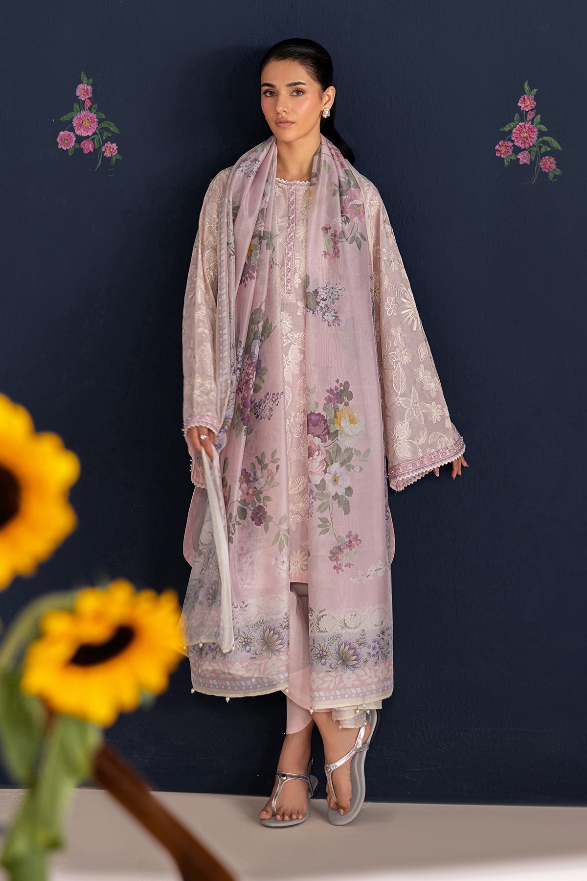 EMBROIDERED LAWN UF-4468