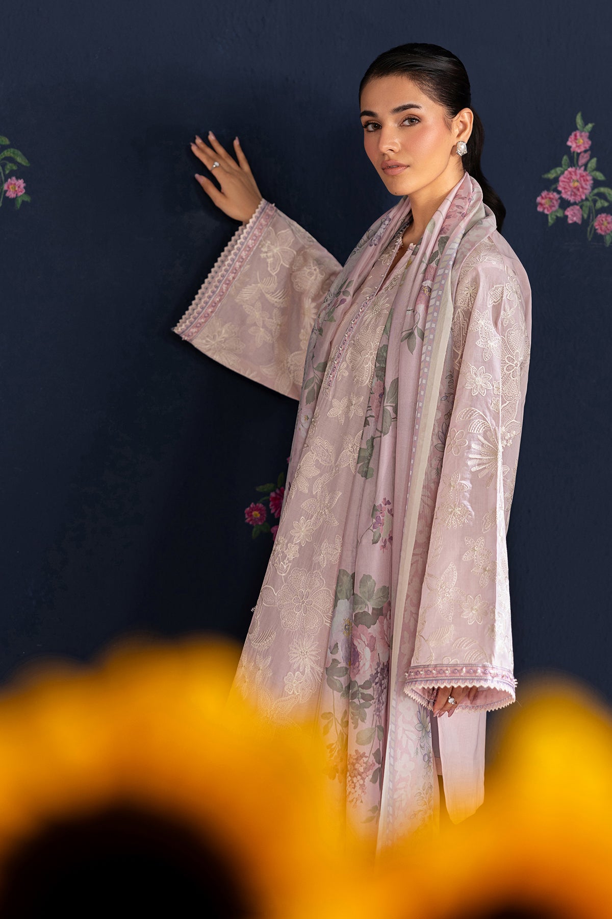 EMBROIDERED LAWN UF-4468