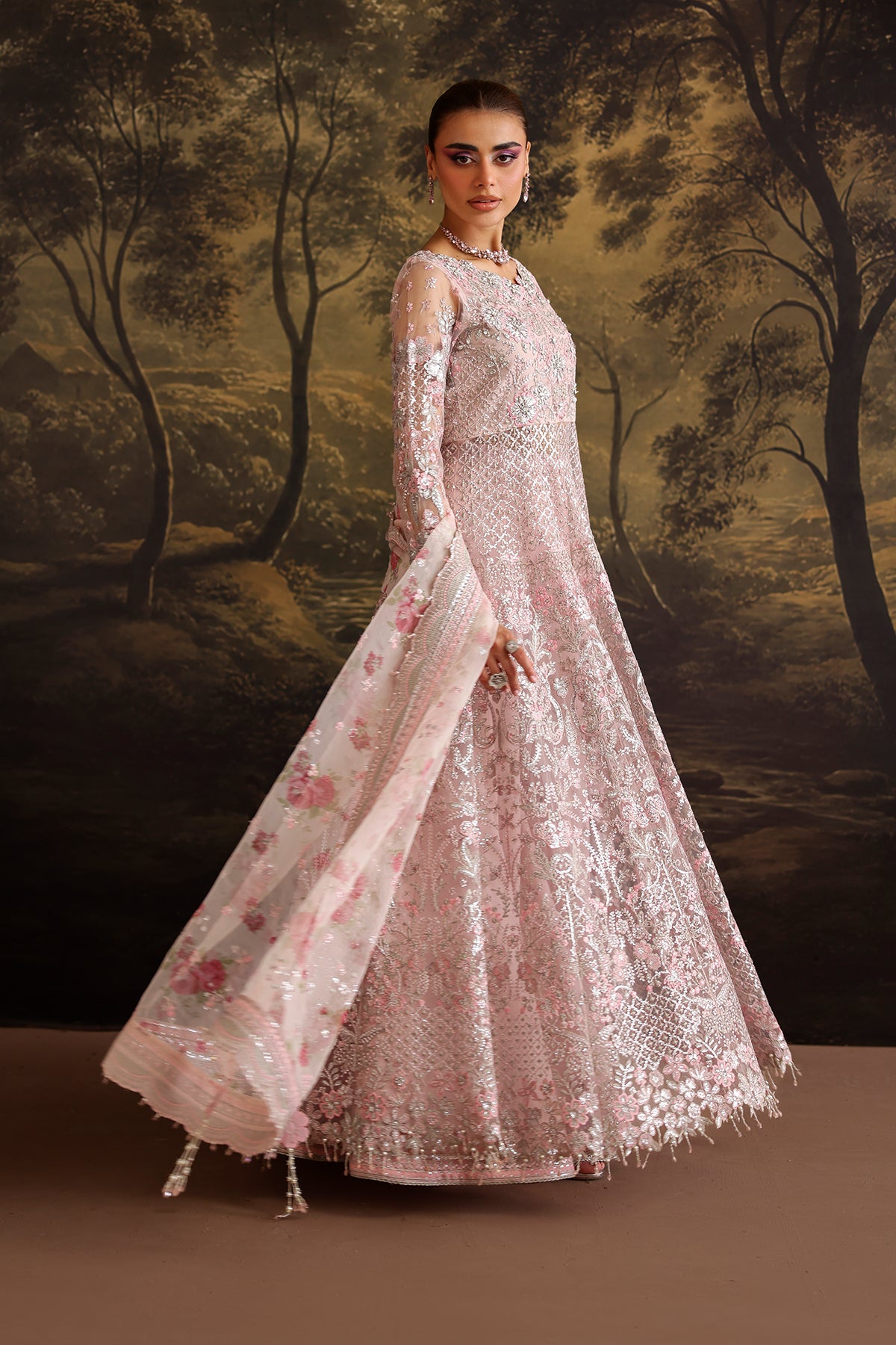 EMBROIDERED NET UF-4380