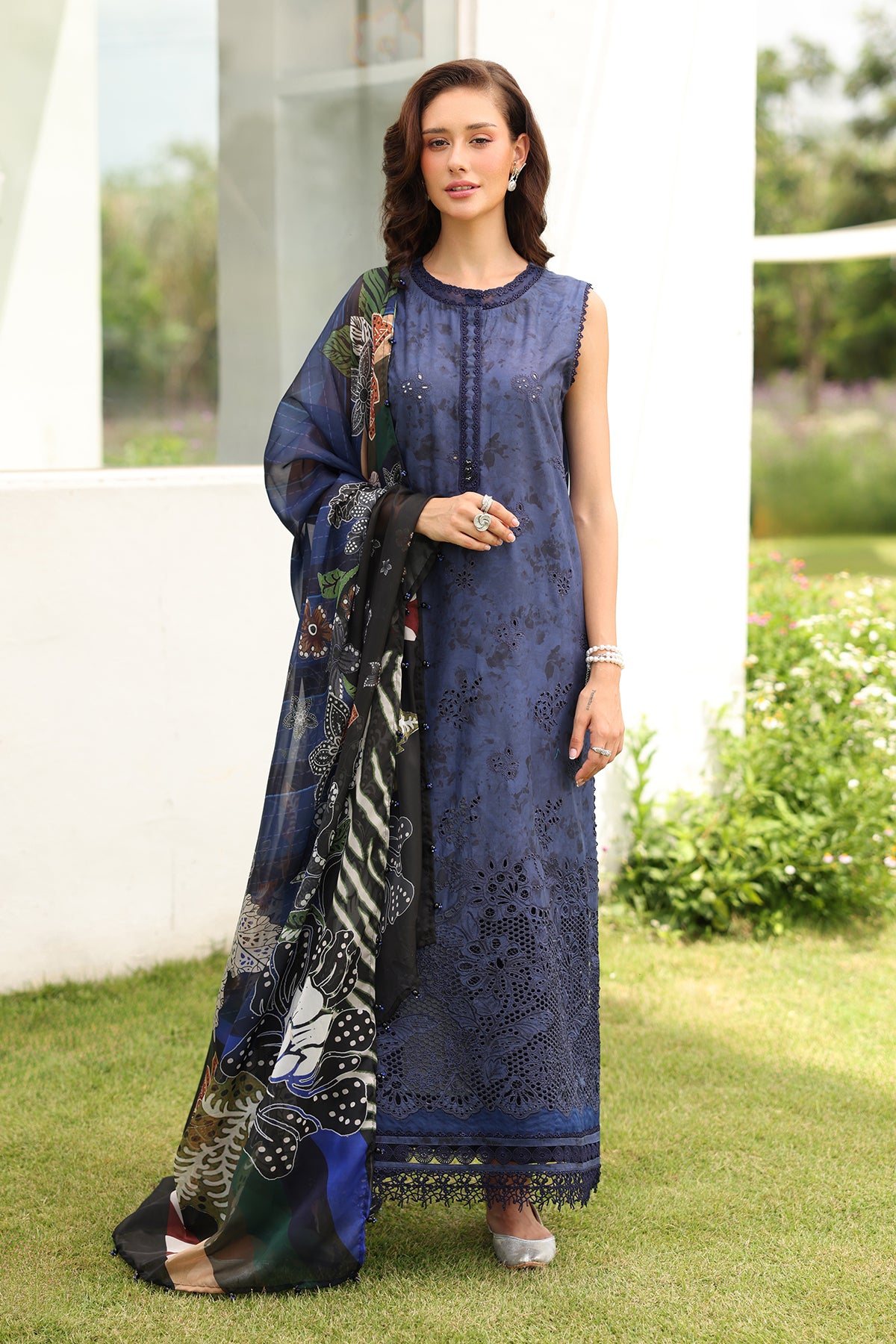 EMBROIDERED LAWN SF-4227