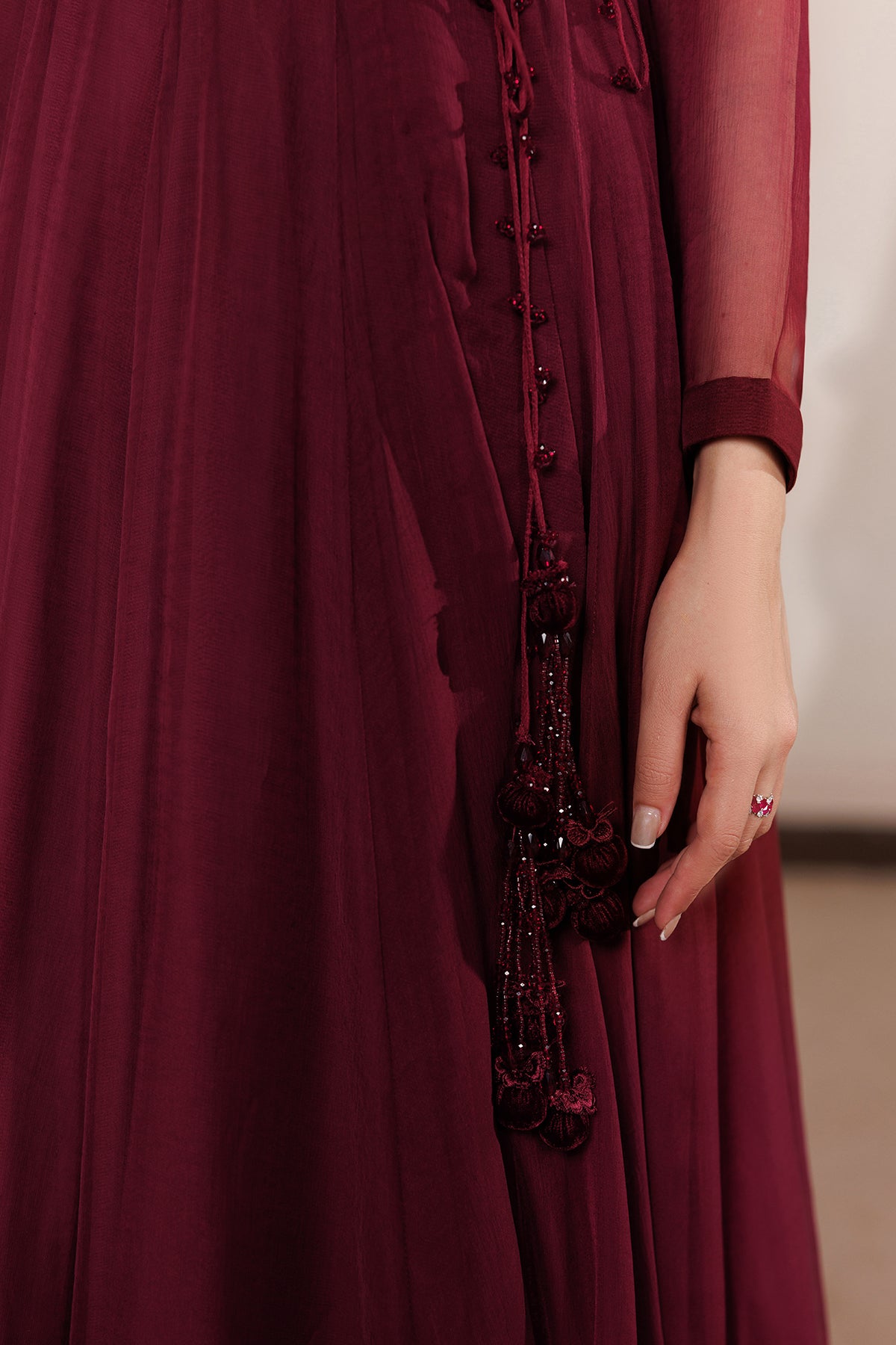 EMBROIDERED CHIFFON PR-1400