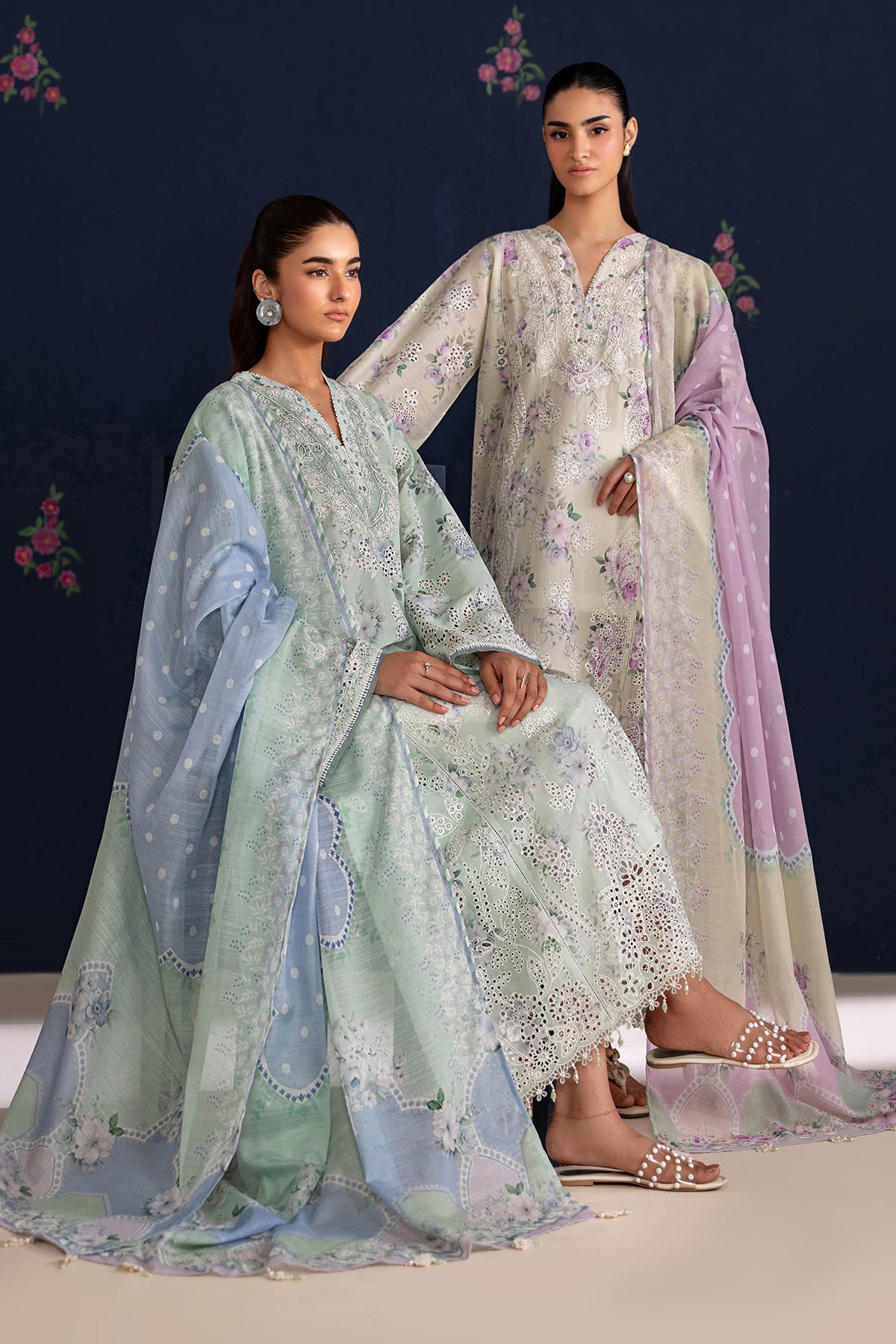 EMBROIDERED LAWN UF-4470
