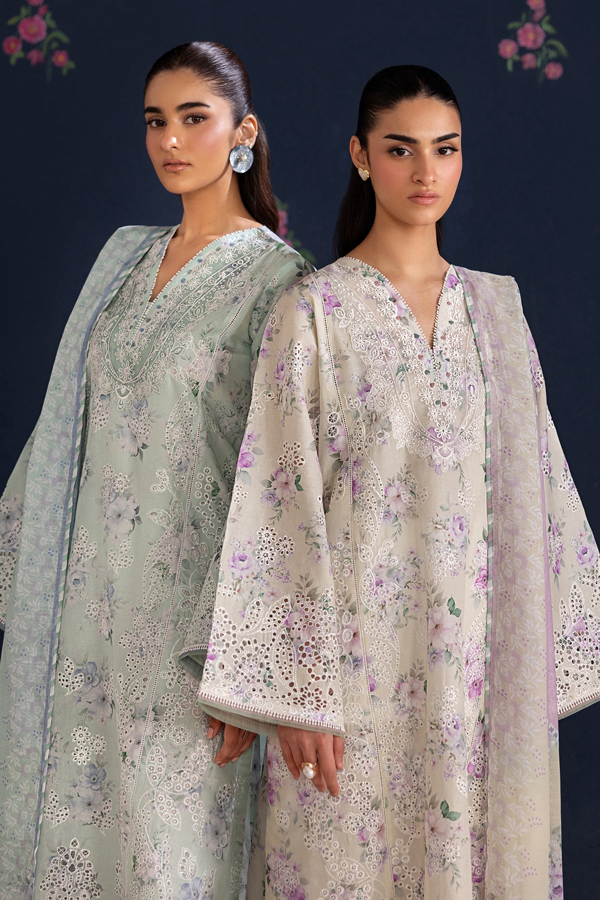 EMBROIDERED LAWN UF-4470