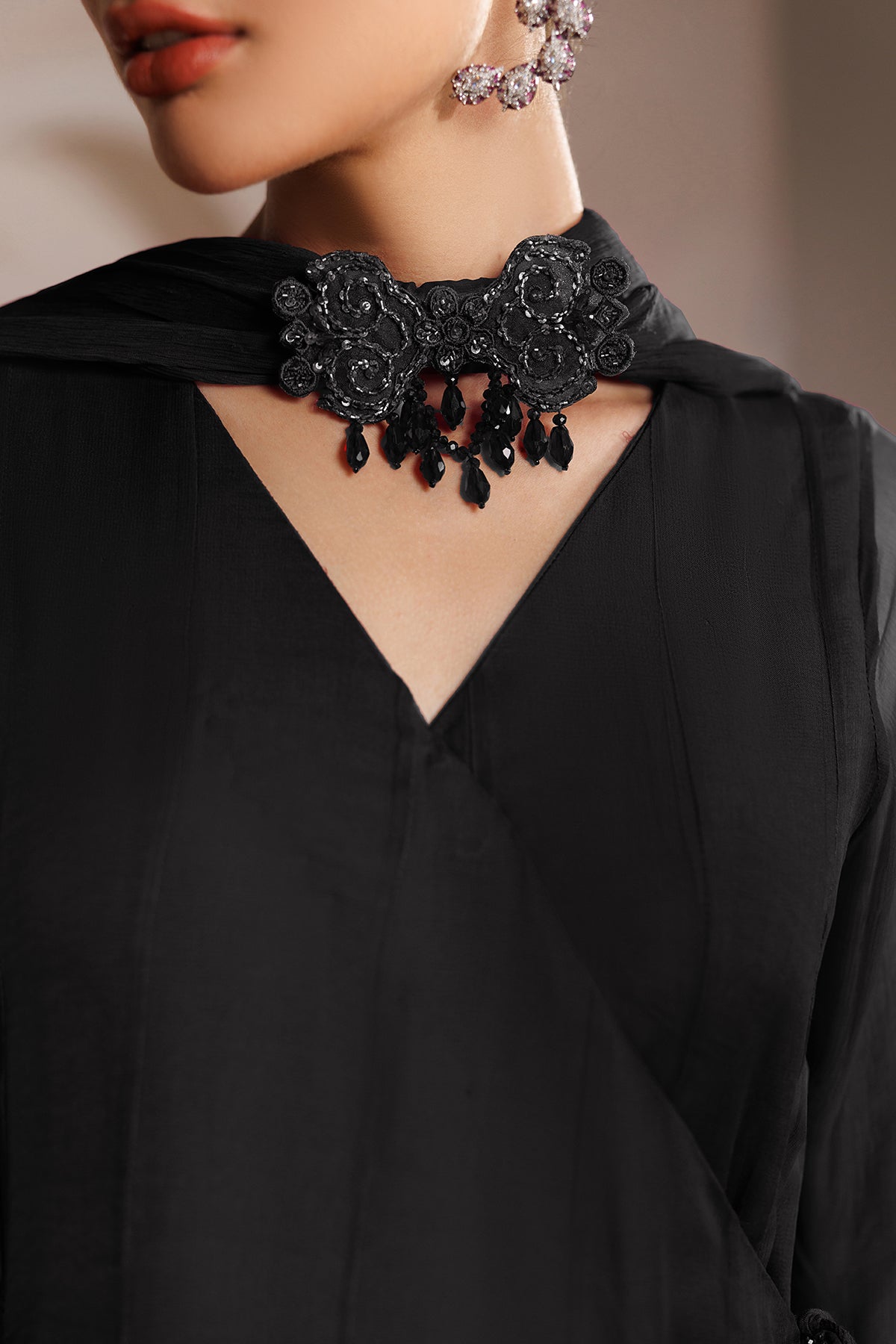 EMBROIDERED CHIFFON PR-1399