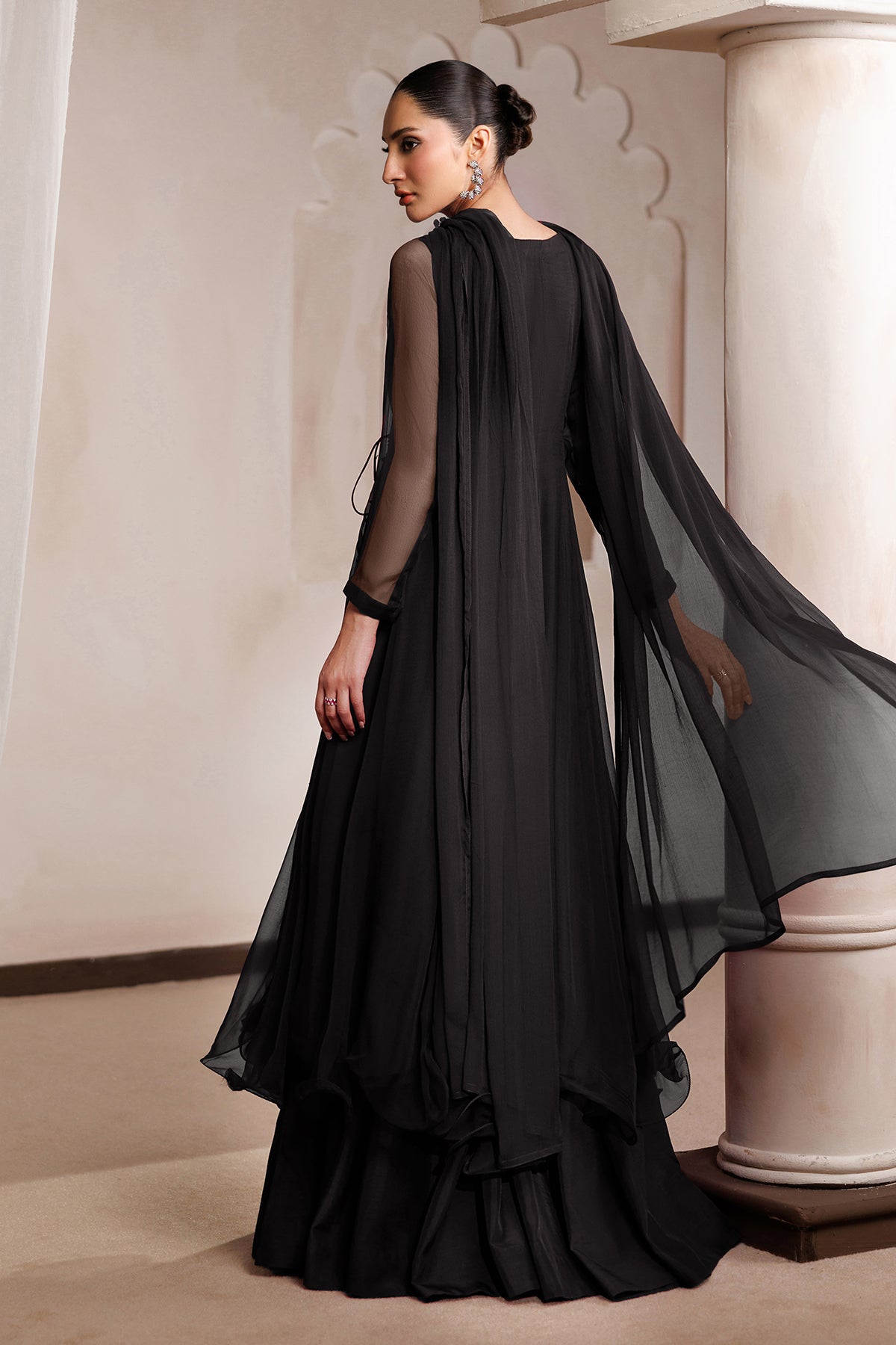 EMBROIDERED CHIFFON PR-1399