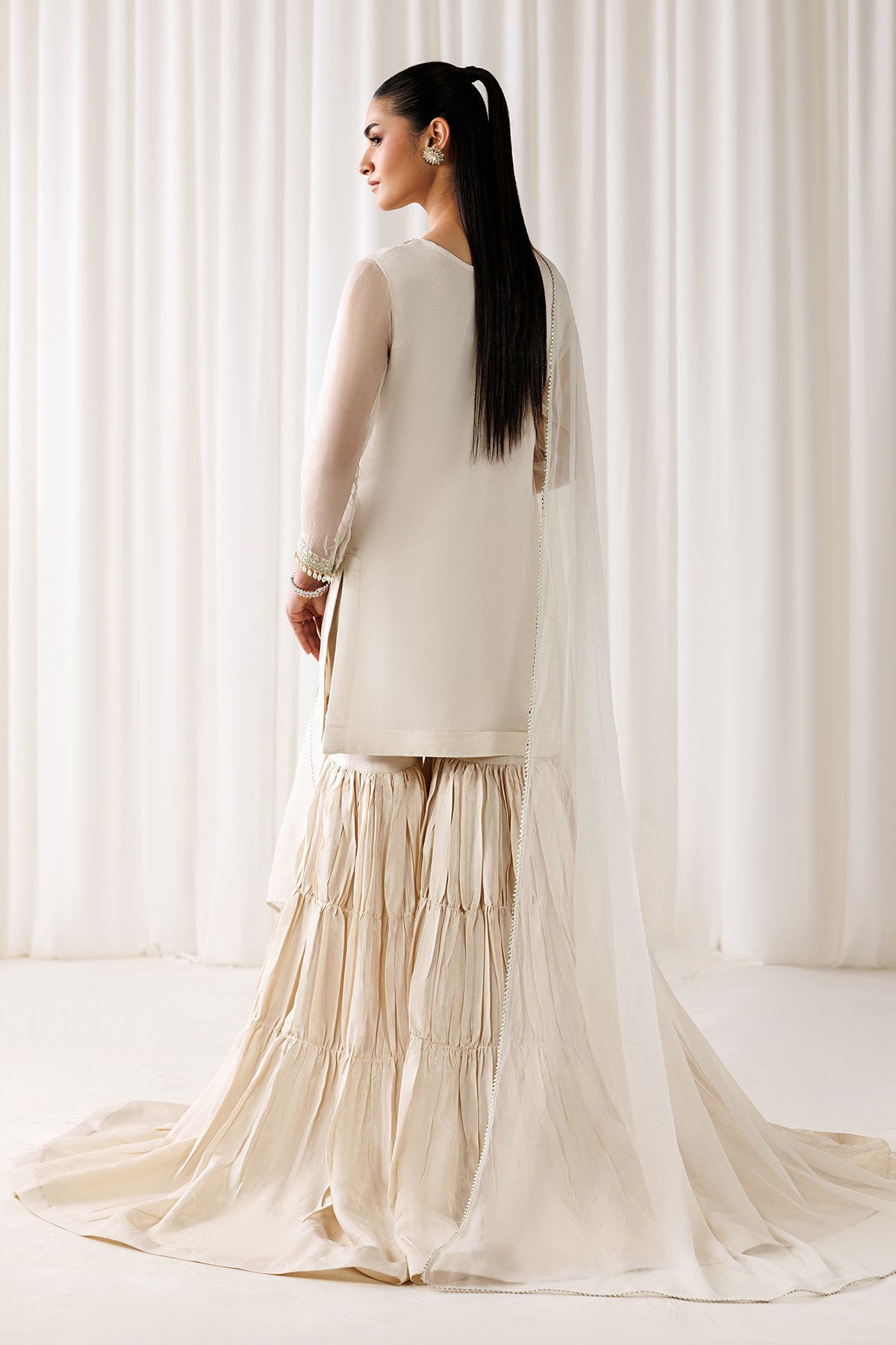 EMBROIDERED CHIFFON EN-1293