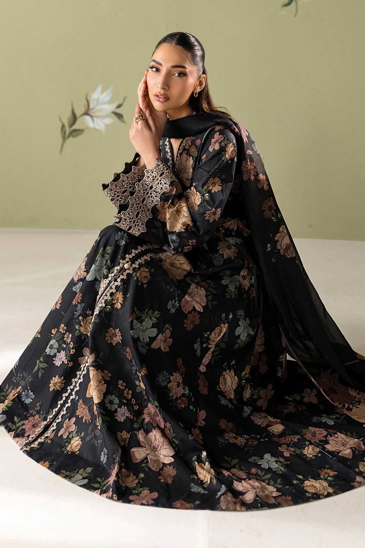 EMBROIDERED LAWN PR-1256