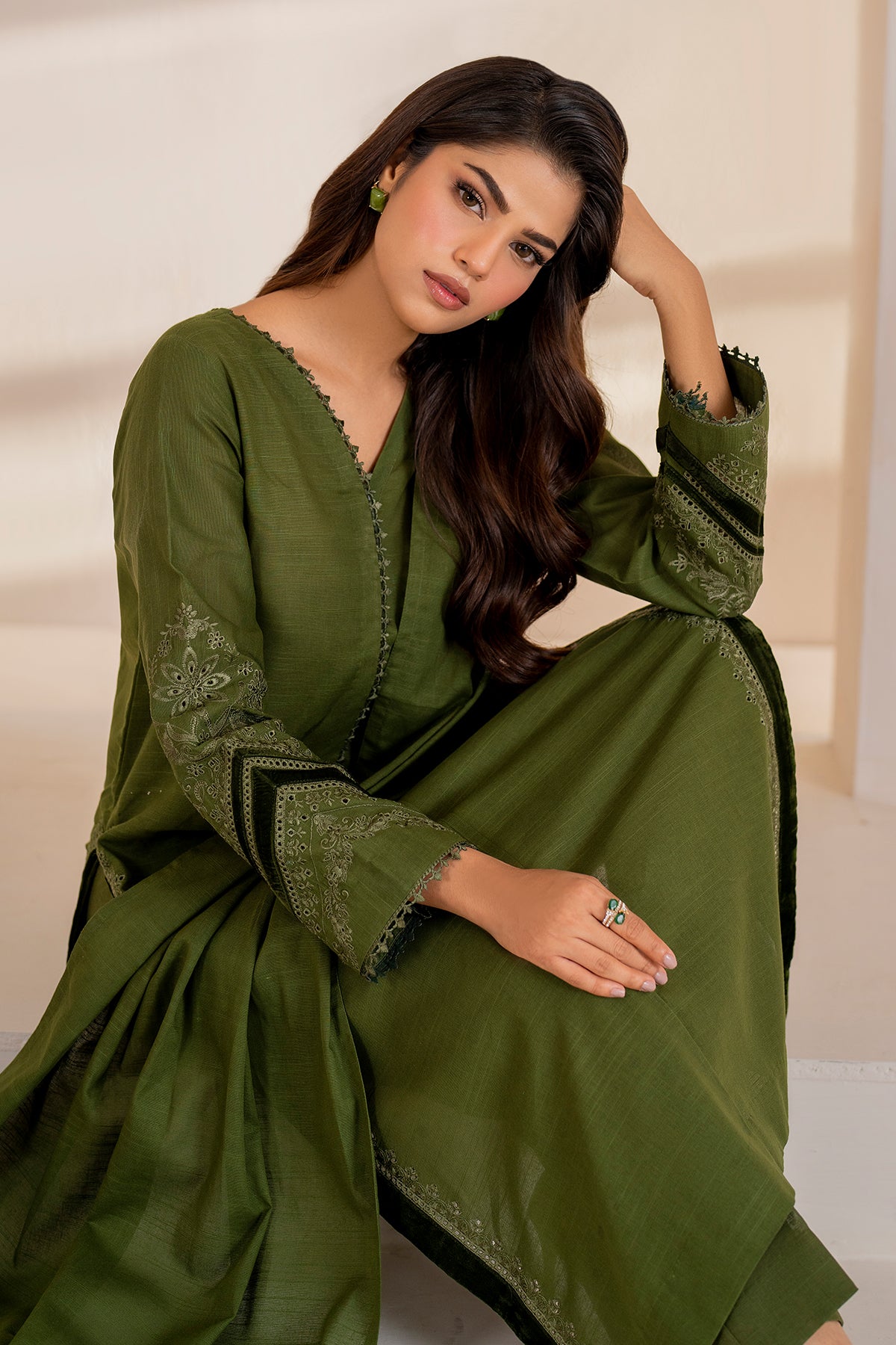 EMBROIDERED KHADDAR PR-1001