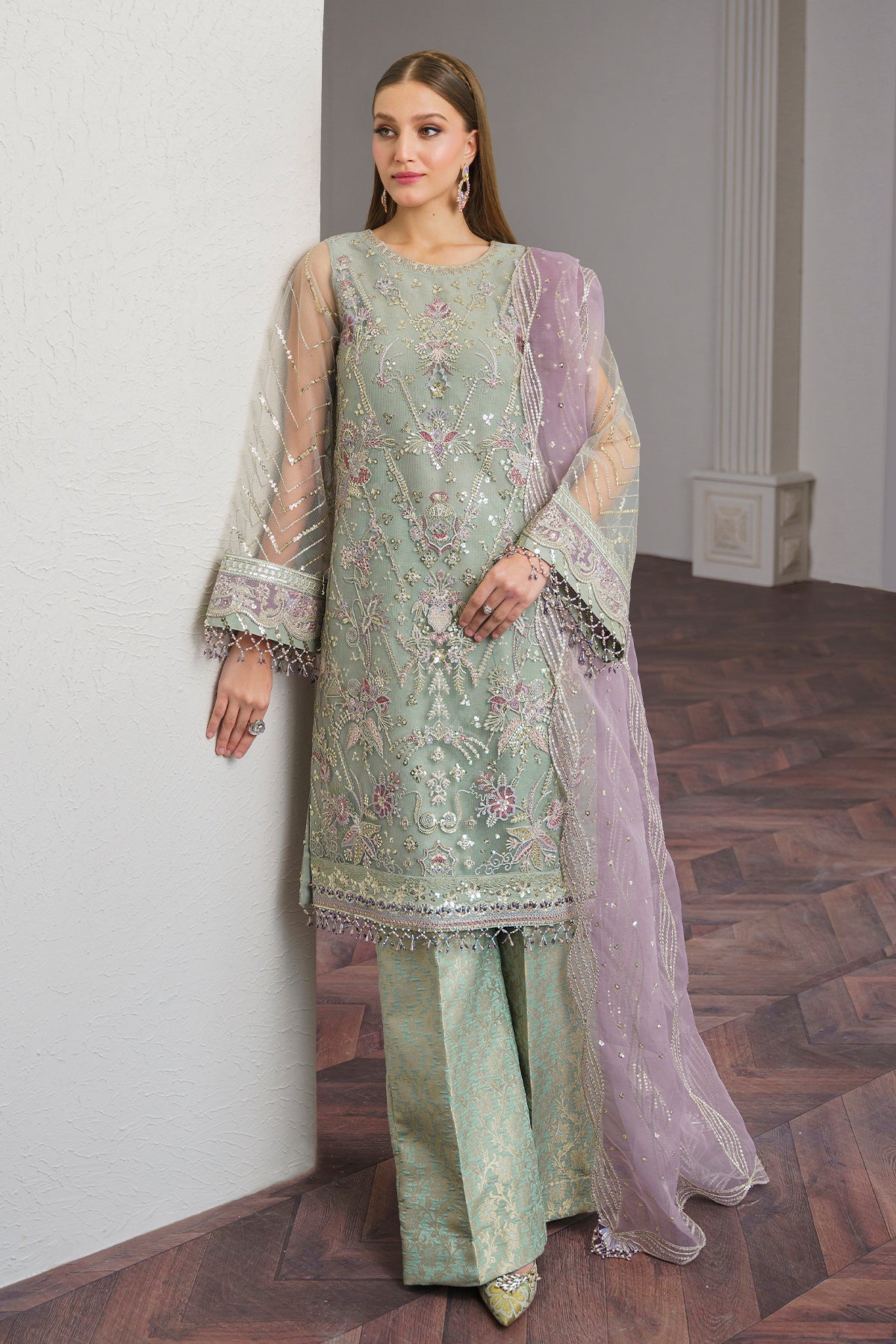 EMBROIDERED NET UF-515
