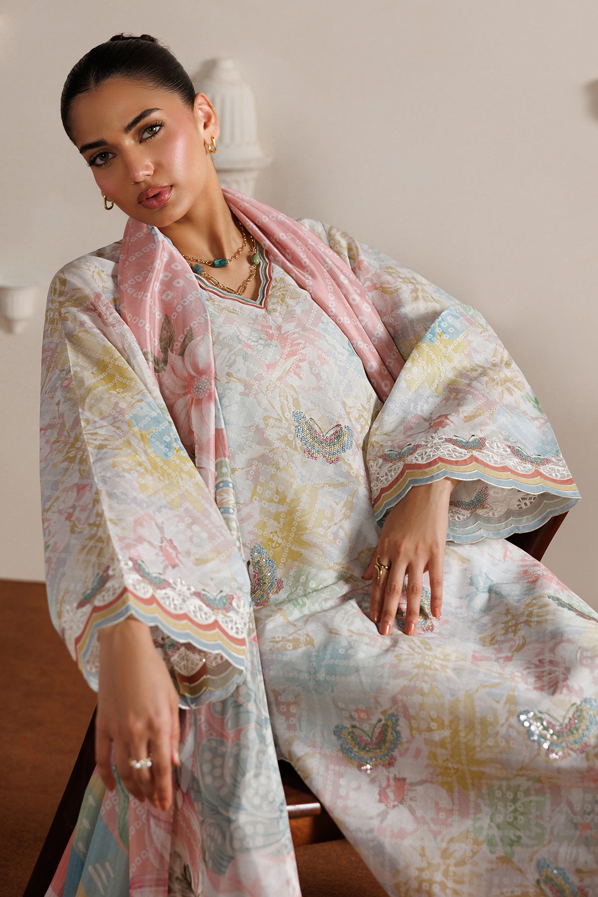 EMBROIDERED LAWN SF-4526