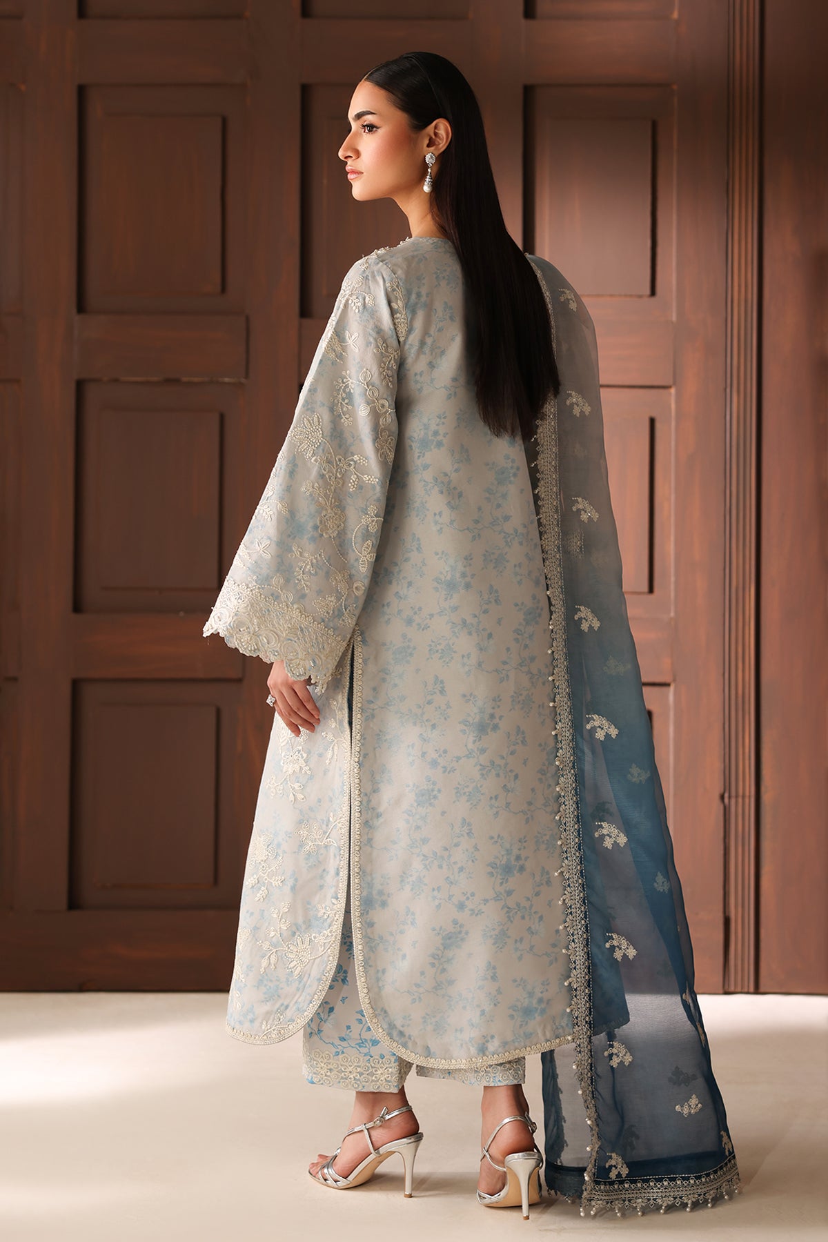 EMBROIDERED COTTON NET SF-4485