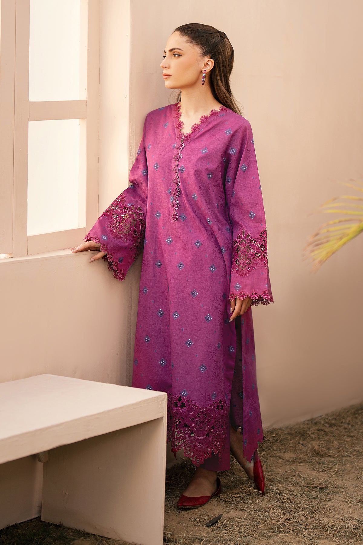 EMBROIDERED LAWN PR-915