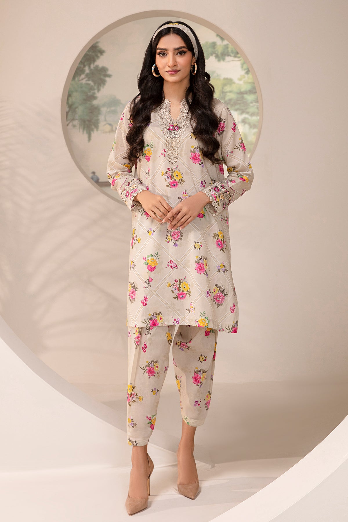 EMBROIDERED LAWN PR-791