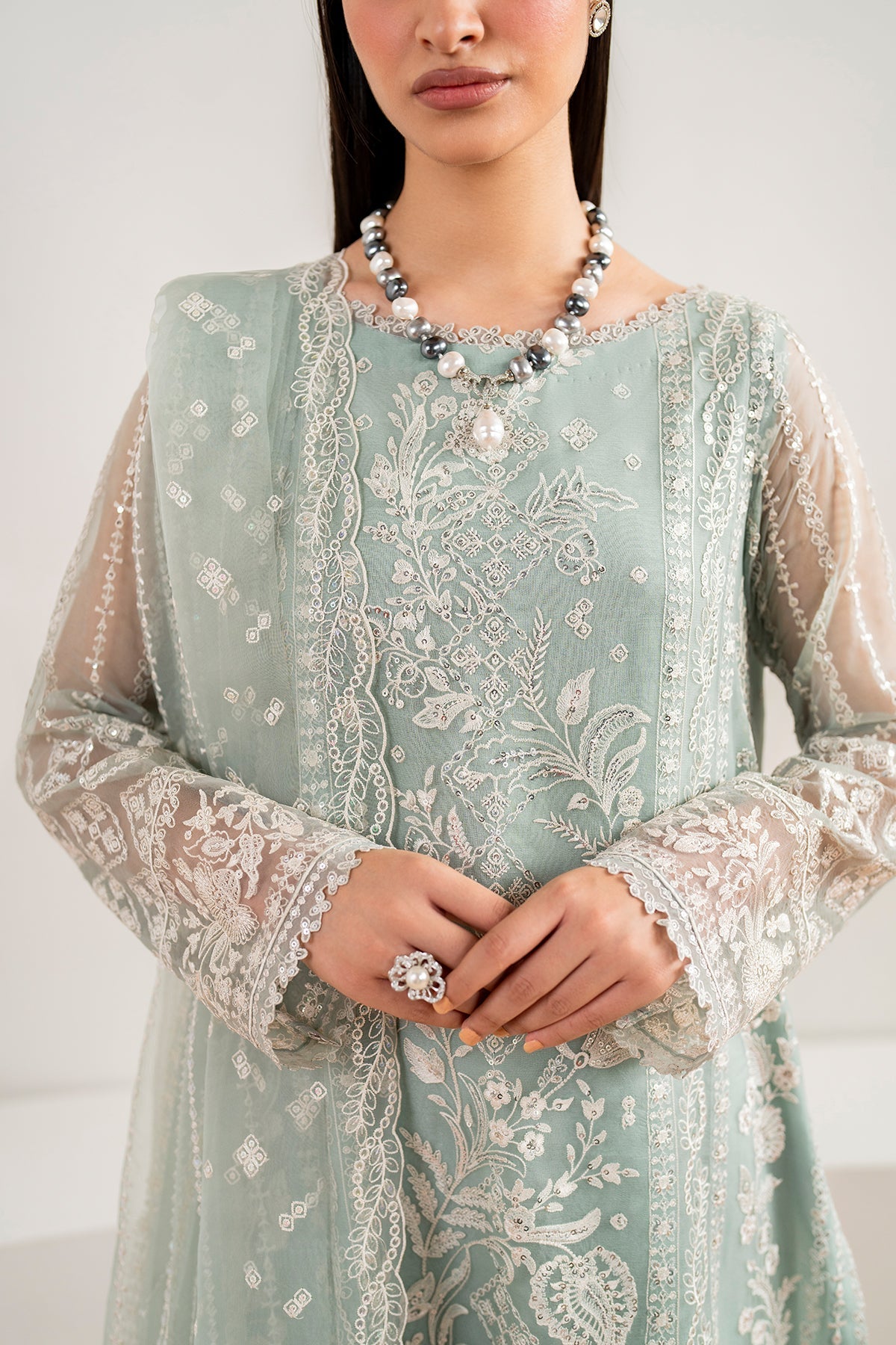 EMBROIDERED CHIFFON SF-680