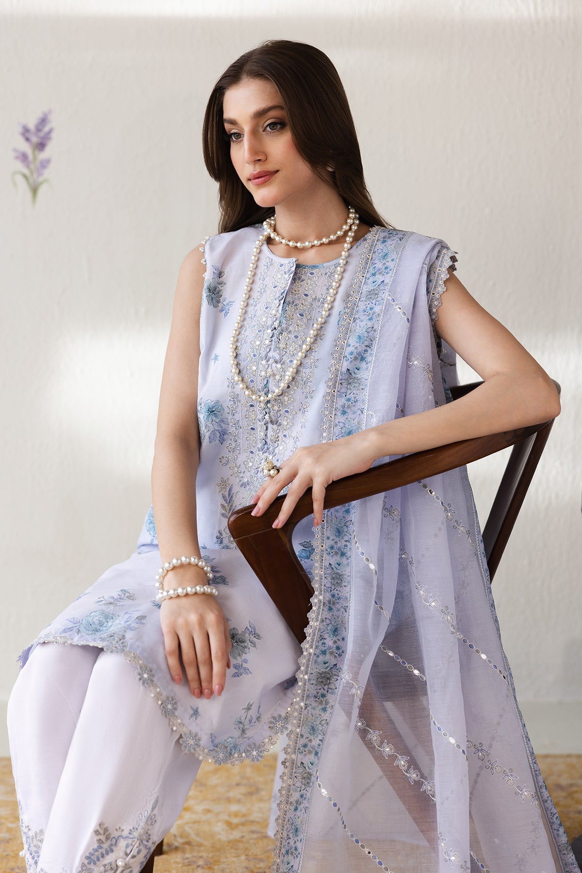 EMBROIDERED LAWN UF-4424
