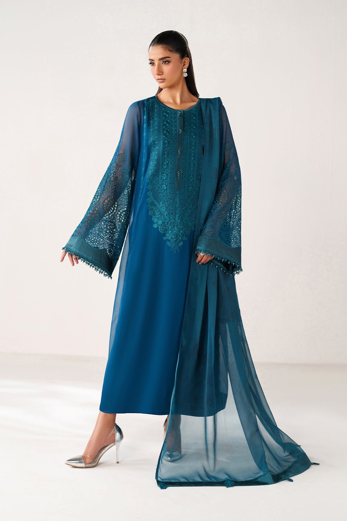EMBROIDERED CHIFFON PR-1241